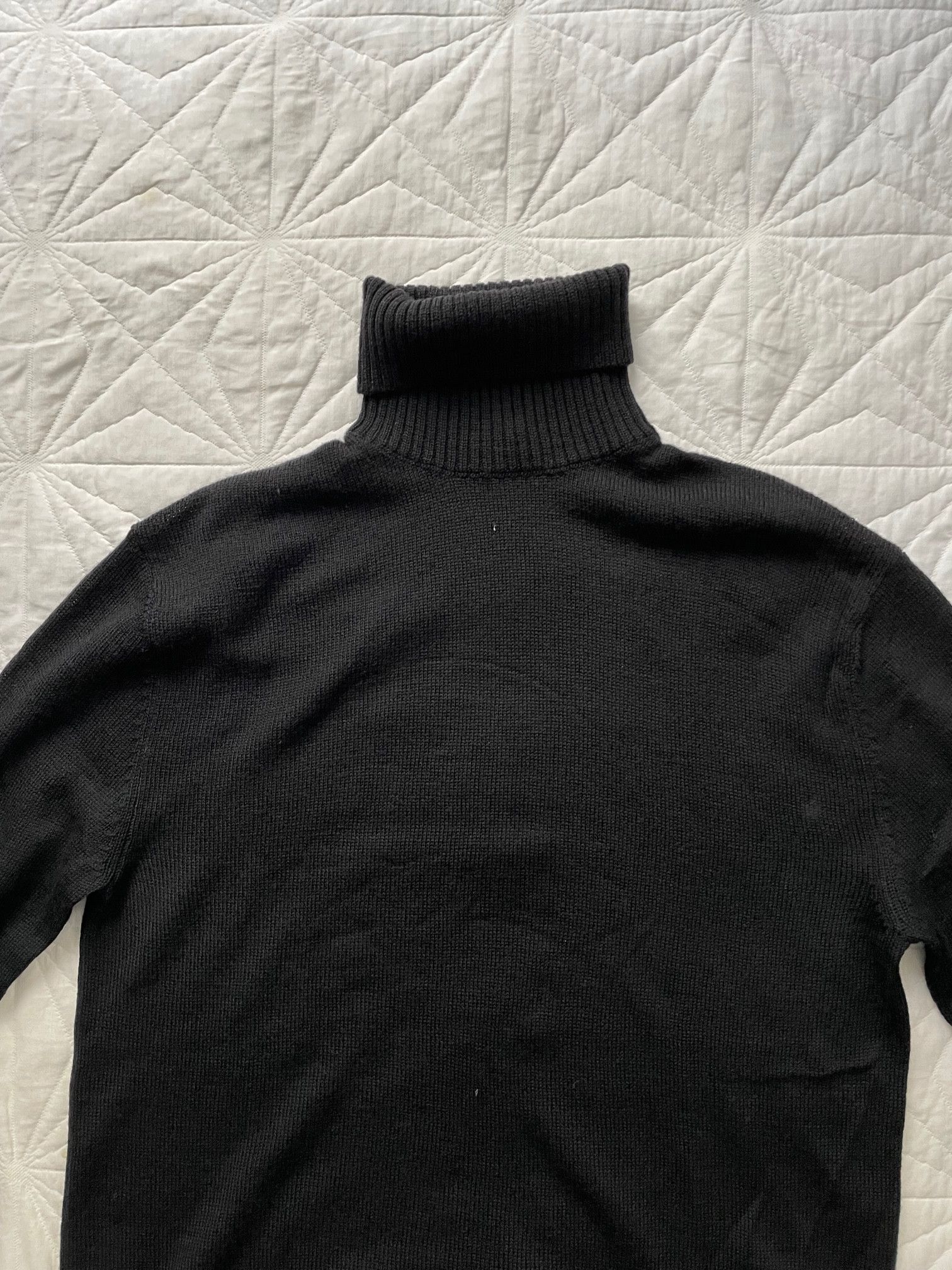 Jil Sander Jil Sander black wool turtleneck polo sweater 46 S Size US S / EU 44-46 / 1 - 3 Thumbnail