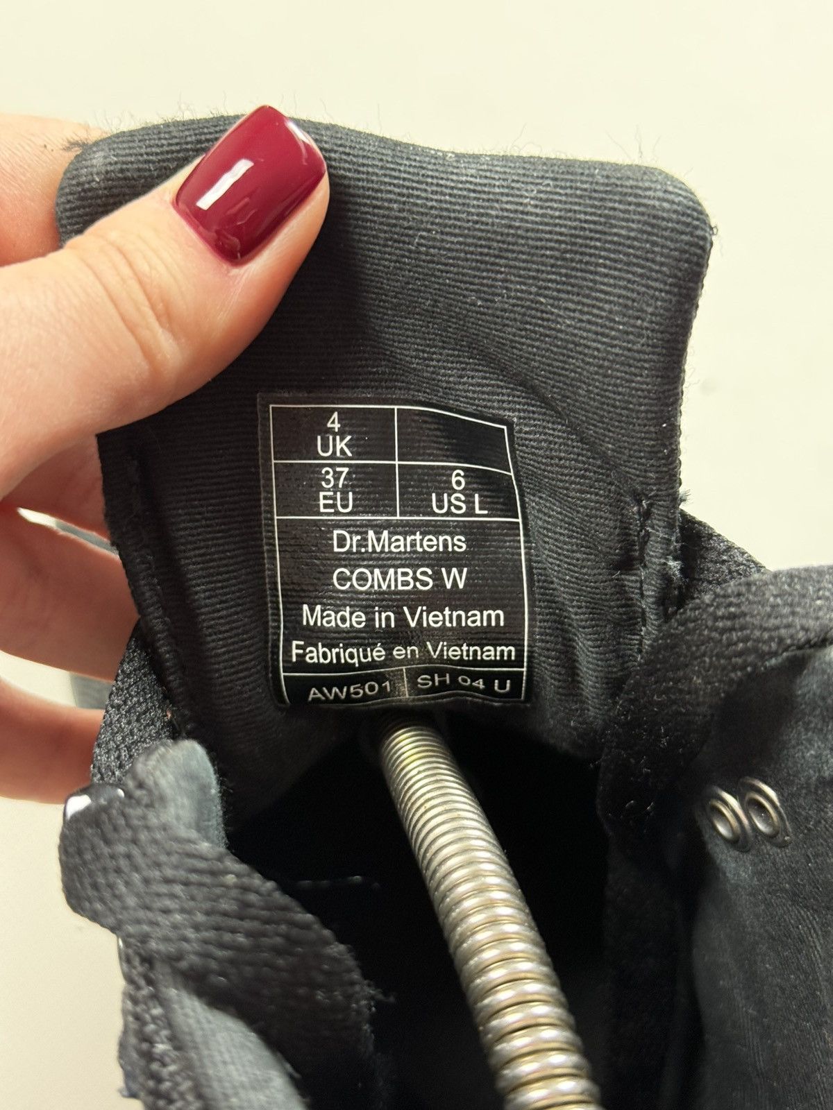 Dr. Martens Dr Martens Combs W Ladies Combat Tactical Boots Shoes Size US 6 / IT 36 - 21 Thumbnail