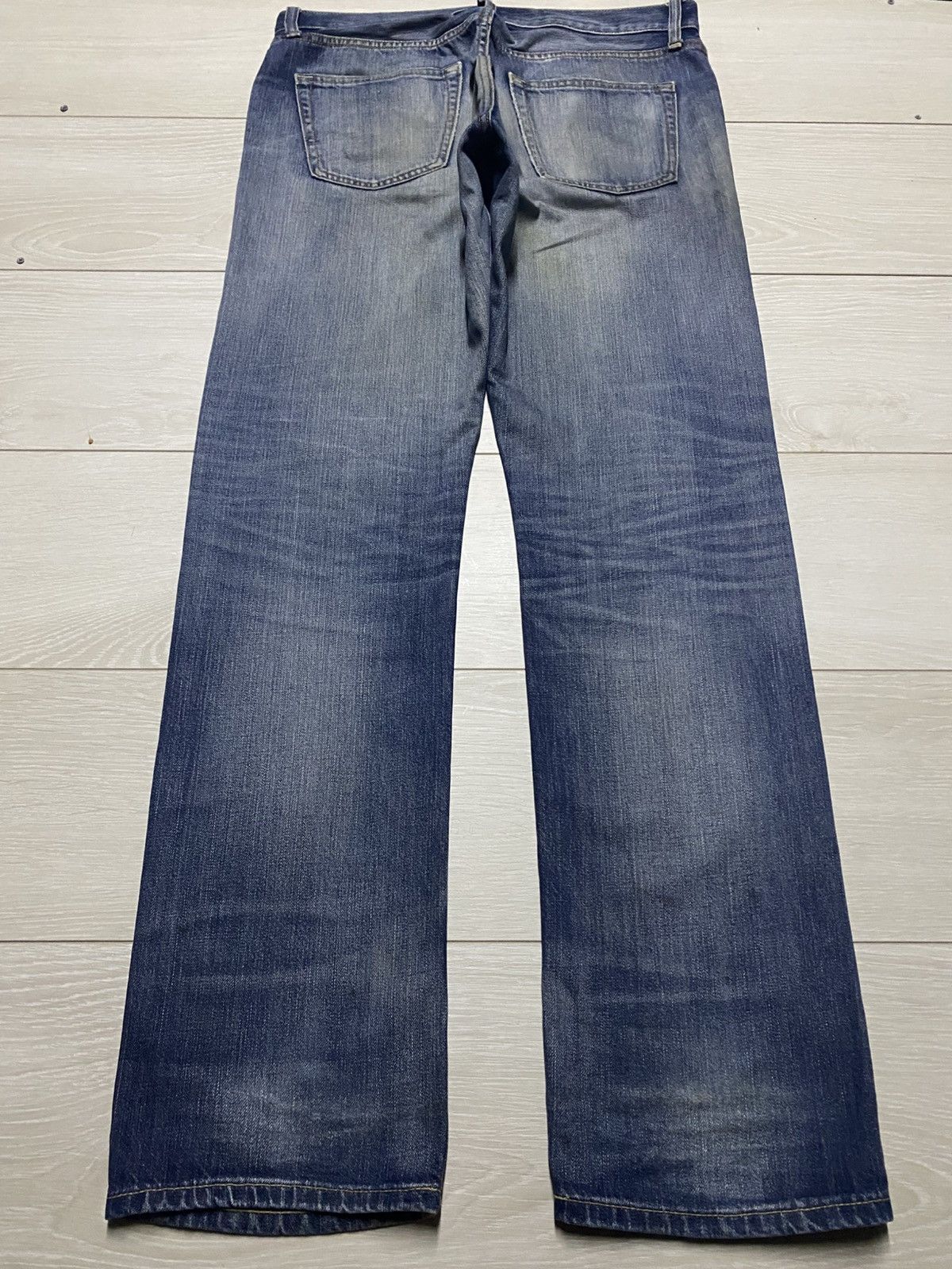 Undercover × Uniqlo Vintage Uniqlo Selvedge Grunge Faded Wash Distressed Jeans Size US 34 / EU 50 - 2 Thumbnail
