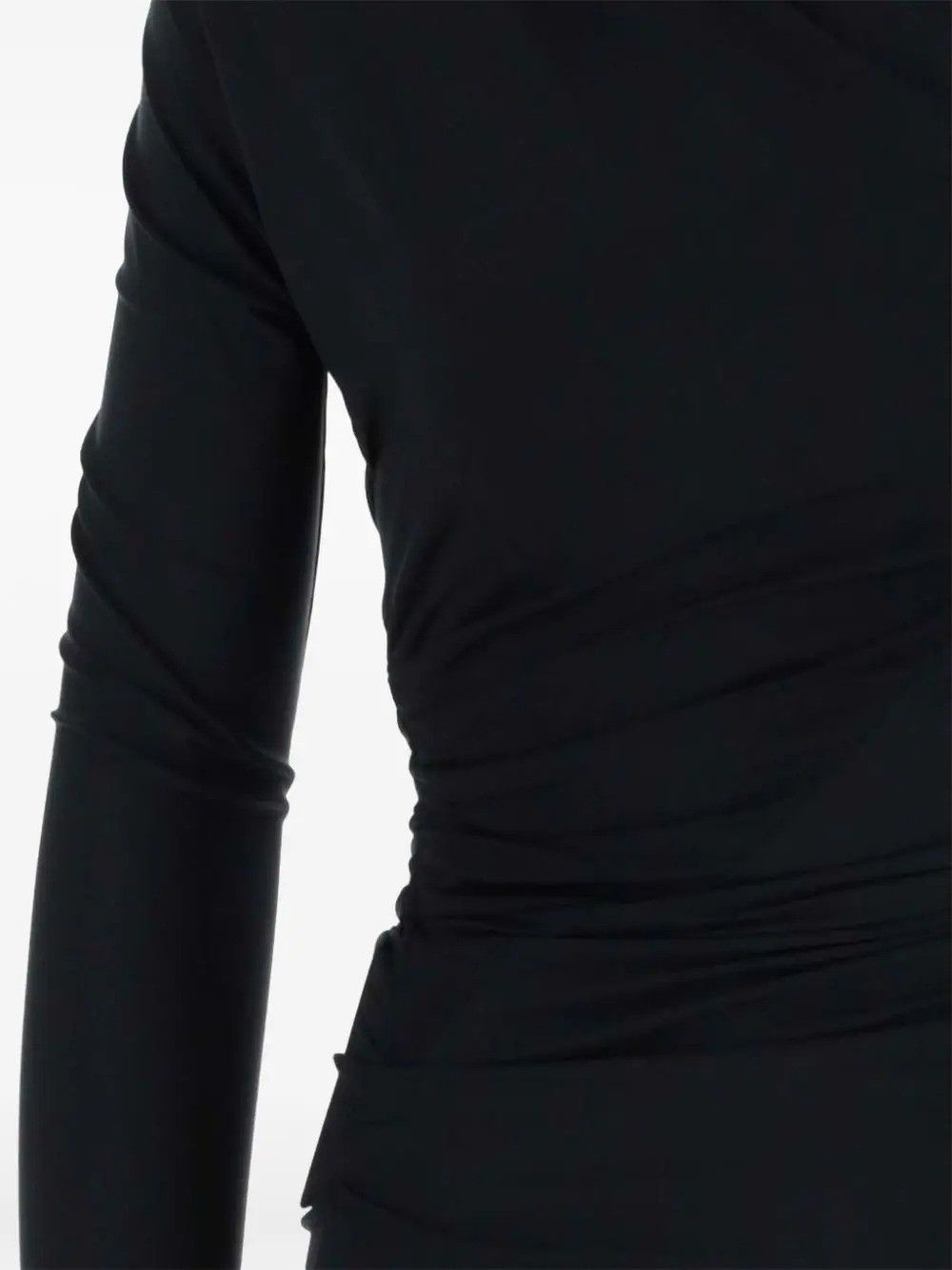 Balenciaga o1la1rc1a1024 Twisted Stretch Top in Black Size XS / US 0-2 / IT 36-38 - 2 Thumbnail