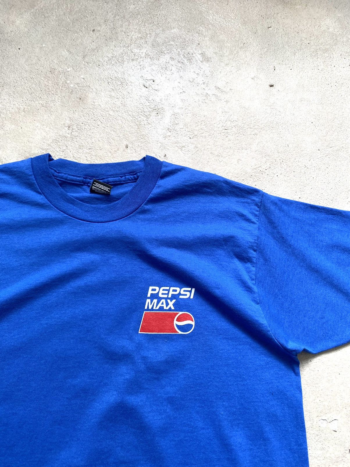 Pepsi 80’s Vintage Pepsi Max T Shirt Y2K Retro Size US XL / EU 56 / 4 - 4 Thumbnail