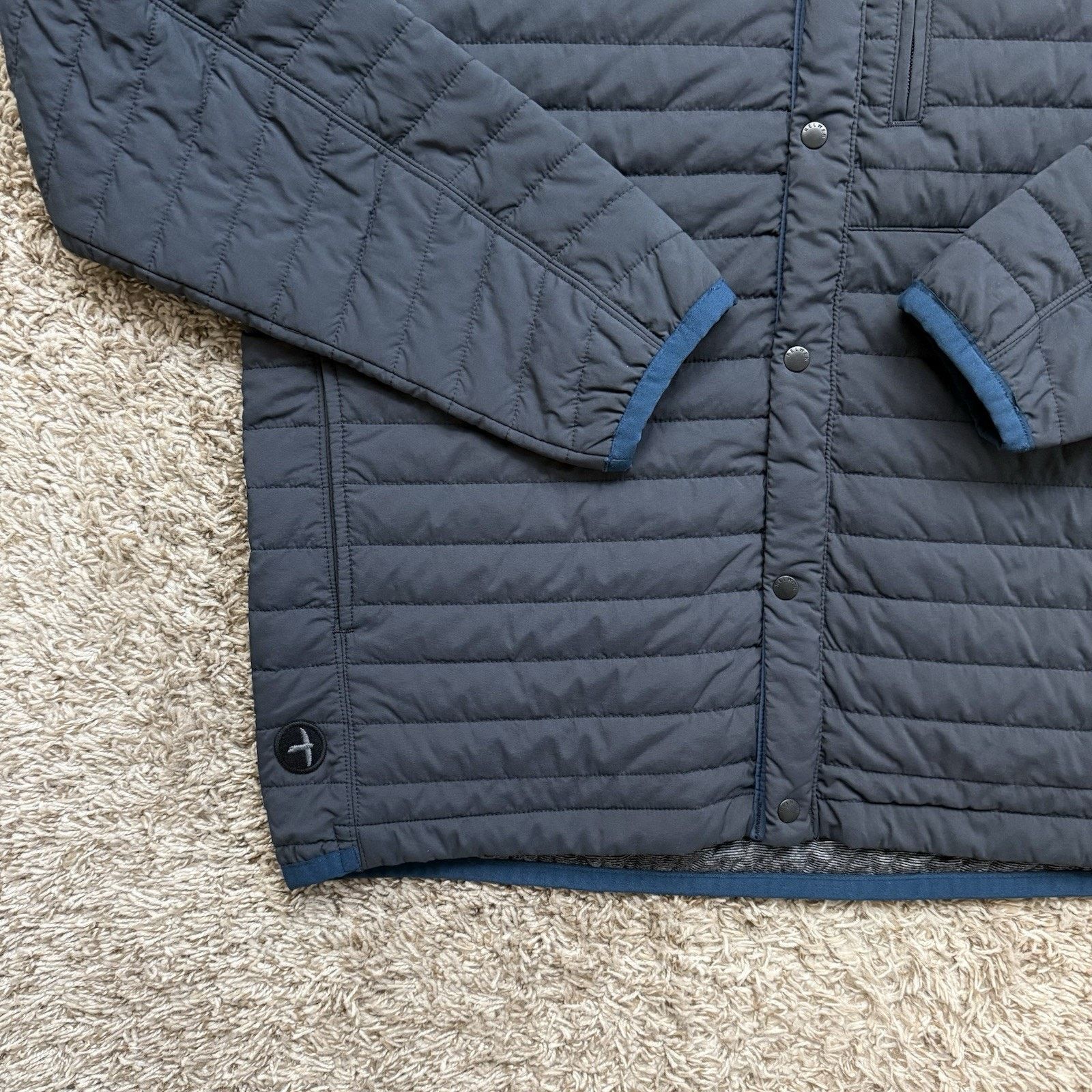 Relwen Relwen Windzip Jacket Gray Blue Huckberry Insulated Puffer Size US XL / EU 56 / 4 - 6 Thumbnail