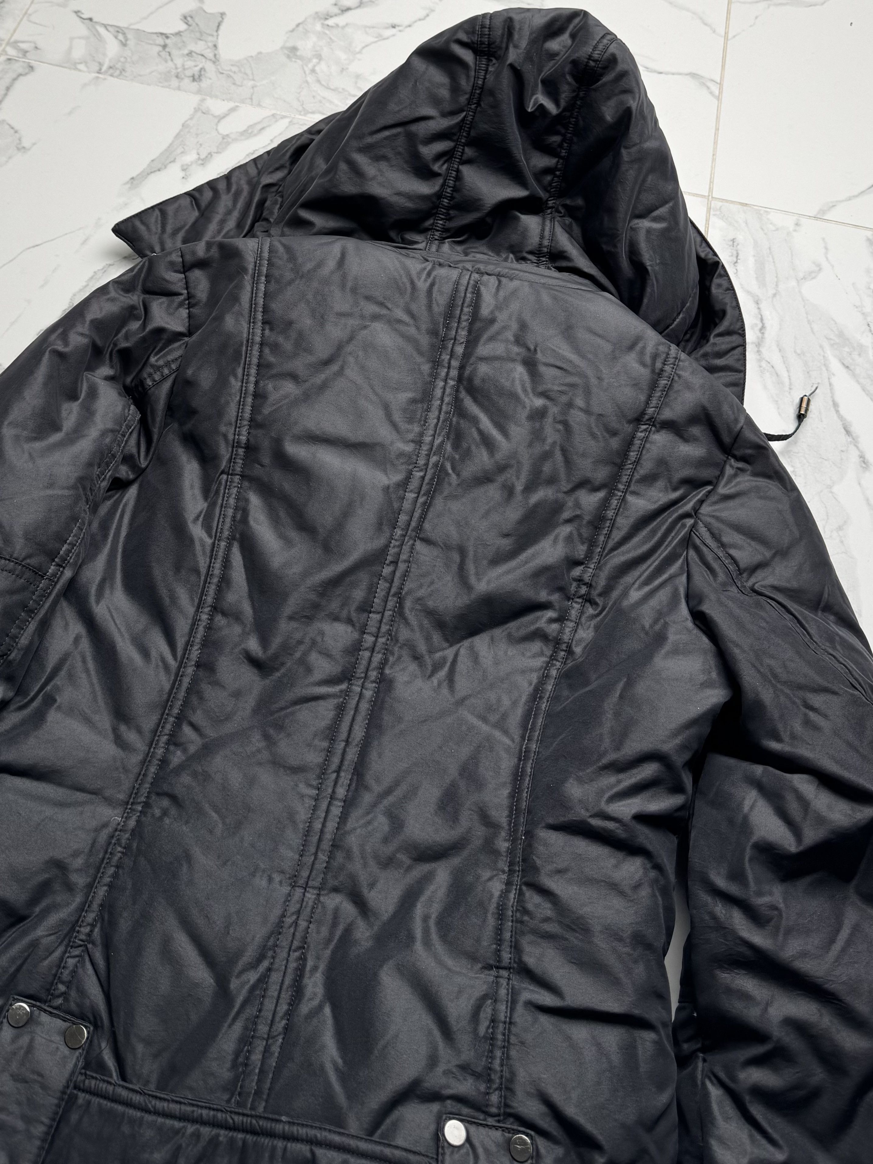 Vintage Vintage Black Belted Jacket Women's Hooded Winter Coat Size M / US 6-8 / IT 42-44 - 8 Thumbnail