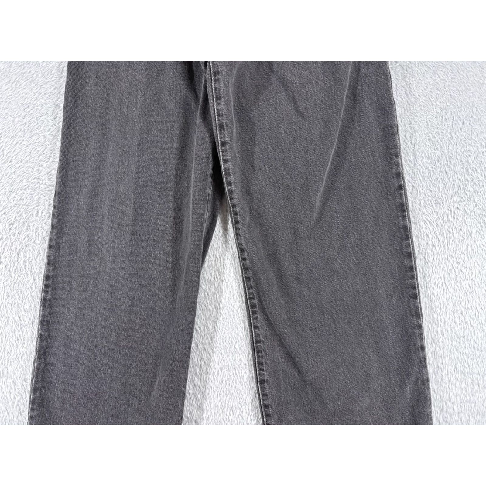 Levi's Levi's Women's Wide-Leg Denim Pants 24 Black Cotton Vintage 90s Baggy Jeans Size 42" / US 20 - 3 Thumbnail