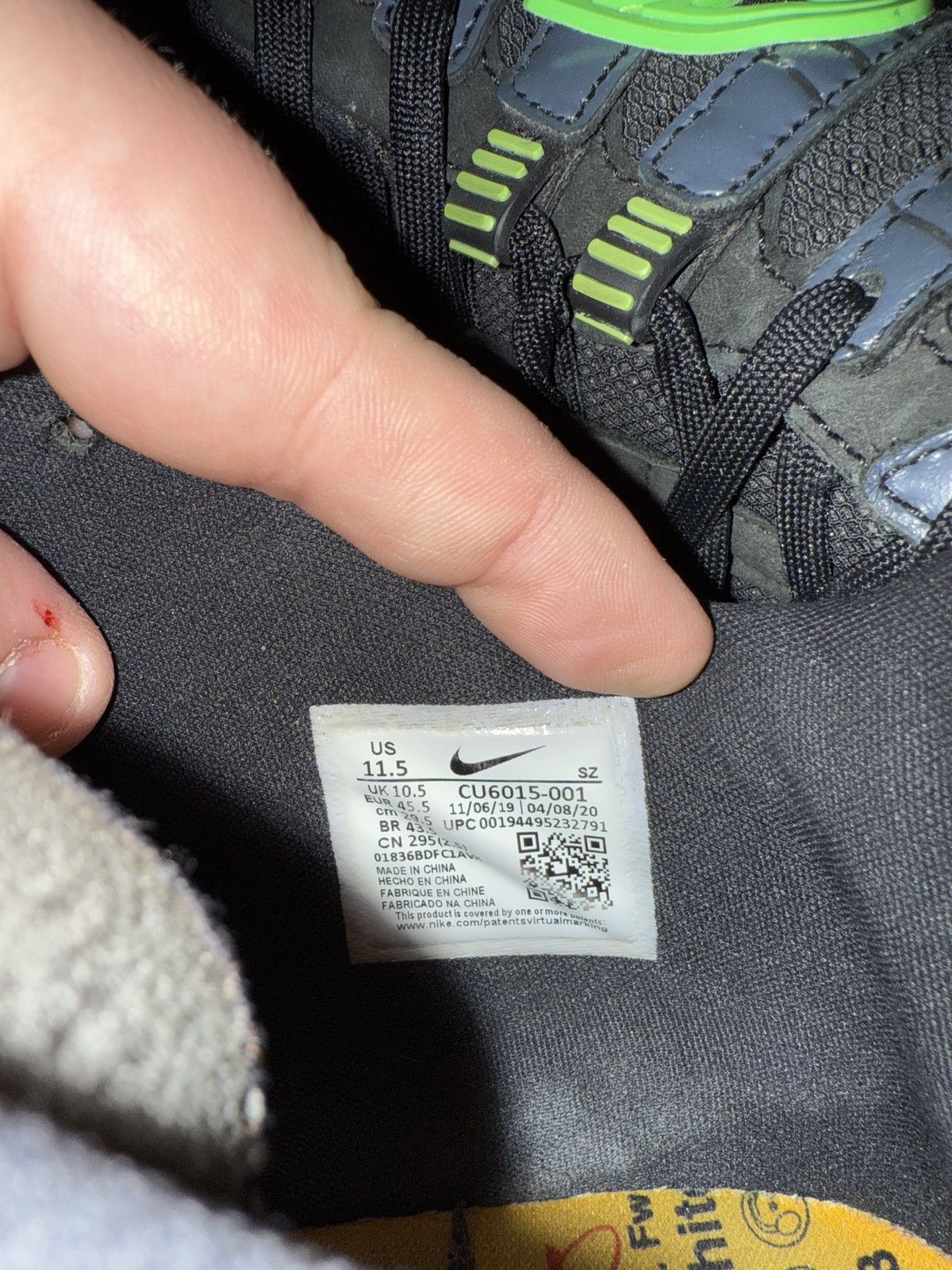 Nike × Off-White Nike Air Rubber Dunk Low Off White Green Strike Size US 11.5 / EU 44-45 - 8 Thumbnail