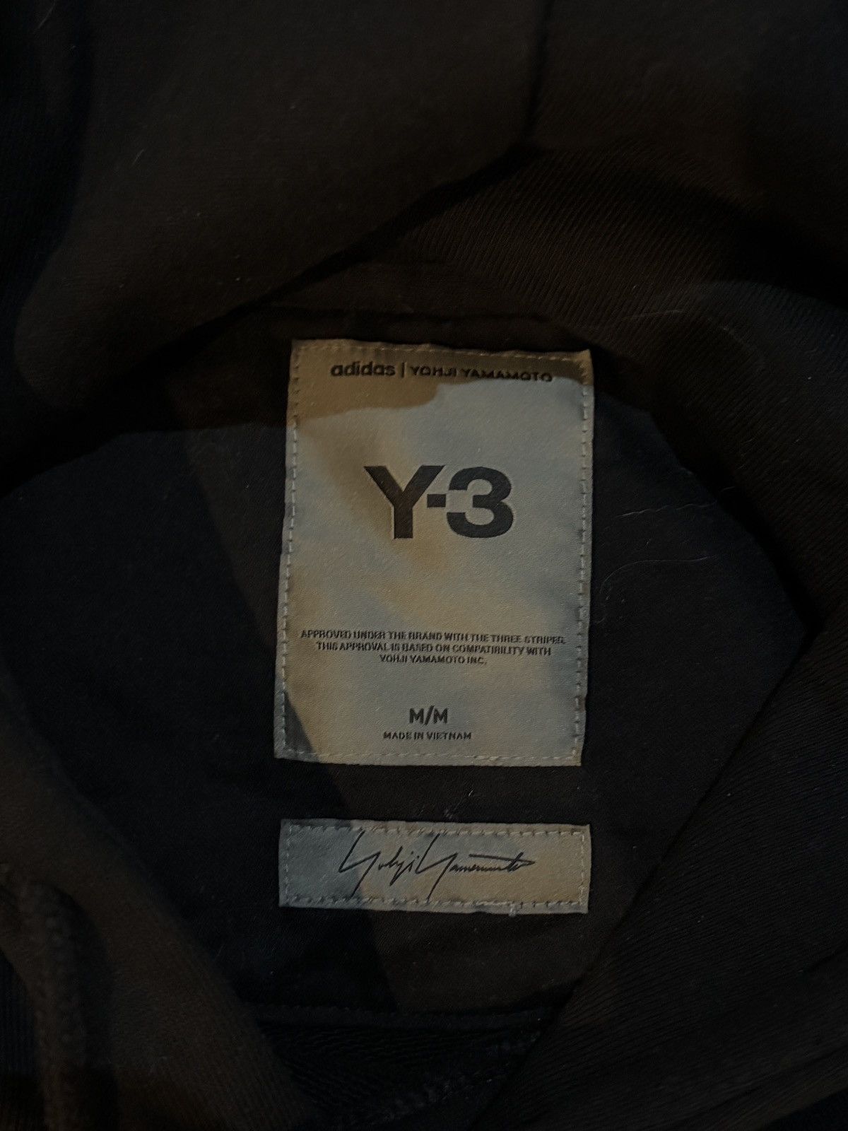 Y-3 Y-3 KURO Hoodie Size US M / EU 48-50 / 2 - 2 Thumbnail
