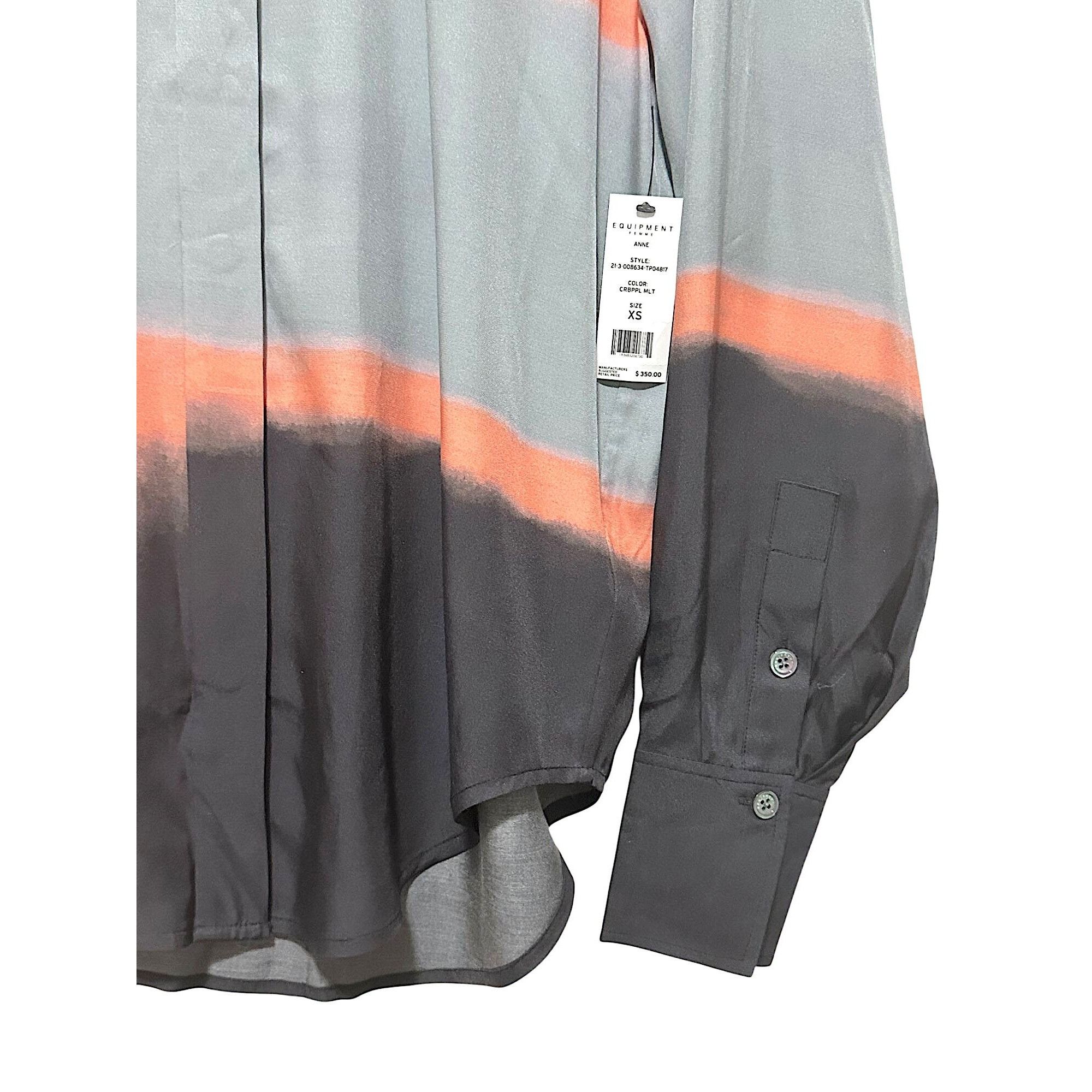 Equipment EQUIPMENT Anne Printed Button Down Shirt, Size XS, NWT Size XS / US 0-2 / IT 36-38 - 16 Thumbnail