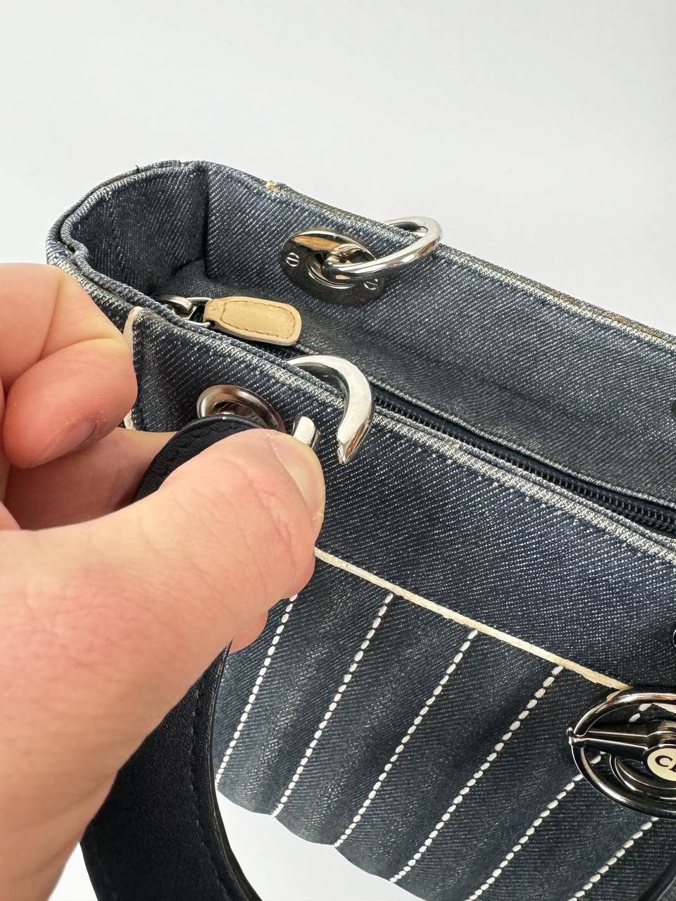 Dior Dior Lady Denim Montaigne Bag Size ONE SIZE - 13 Thumbnail