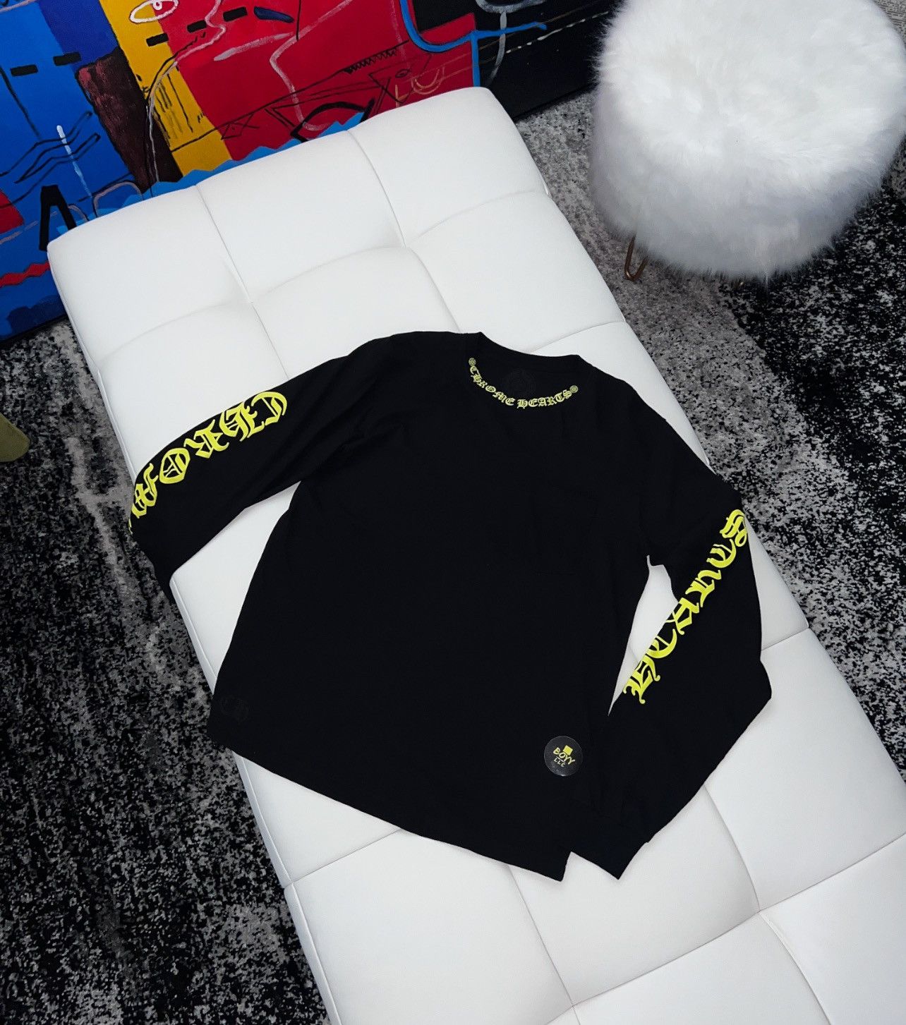 Chrome Hearts Chrome hearts long sleeve logo t shirt Size US M / EU 48-50 / 2 - 1 Thumbnail