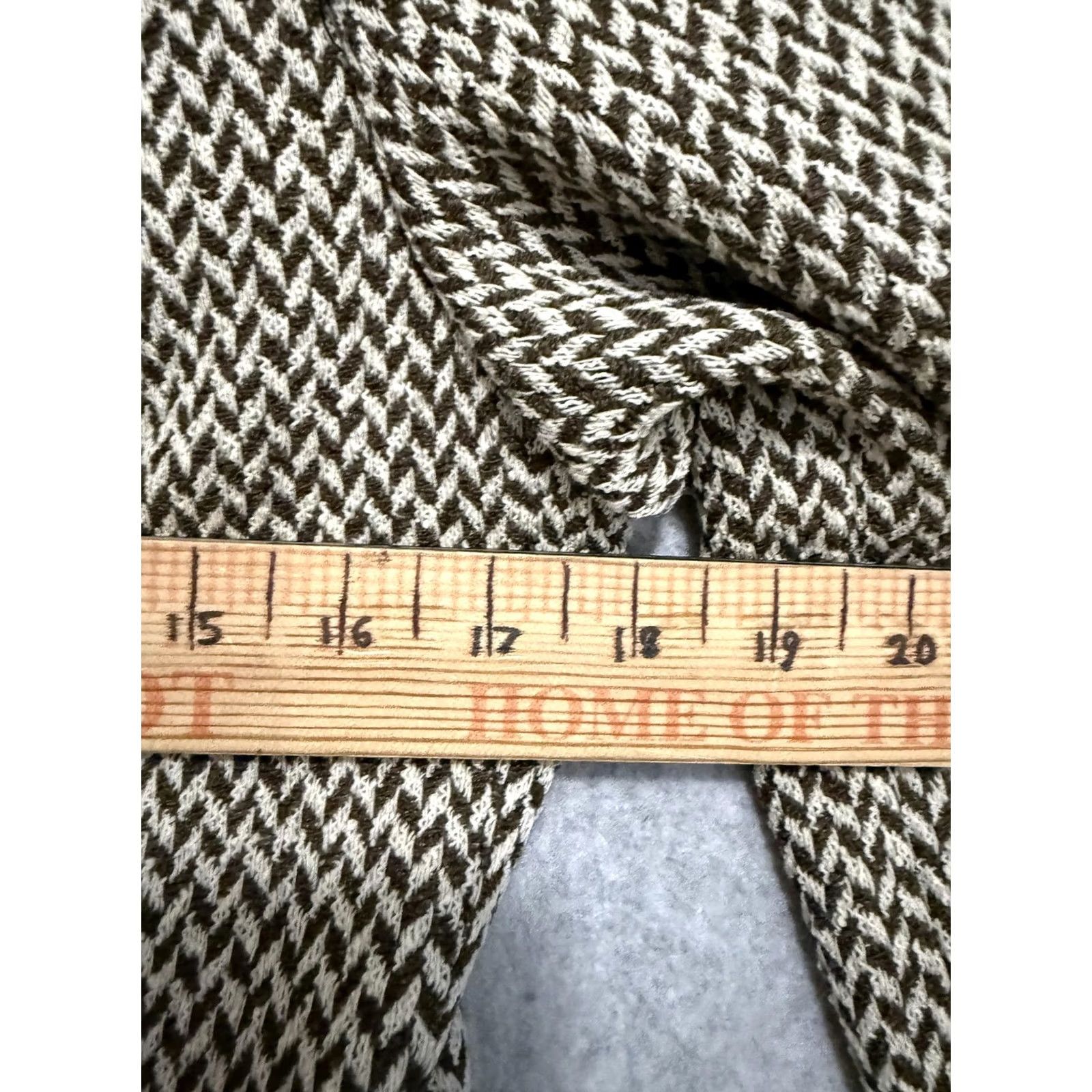 Escada VINTAGE Escada Blazer Womens 38 Brown Herringbone Wool Tweed Three-Button Notch Lapel Tailored Office Workwear Fall Mens? Size XS / US 0-2 / IT 36-38 - 6 Thumbnail
