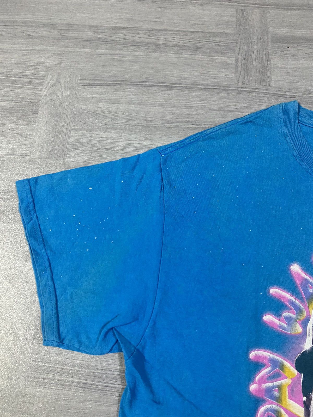 Band Tees Aqua Blue Graffiti Ice Cube Tee Size US L / EU 52-54 / 3 - 7 Thumbnail