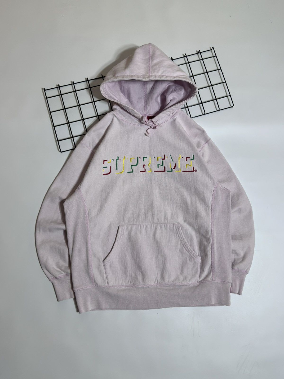 Supreme Supreme FW22 Rhinestone Shadow Hooded Sweatshirt Hoodie