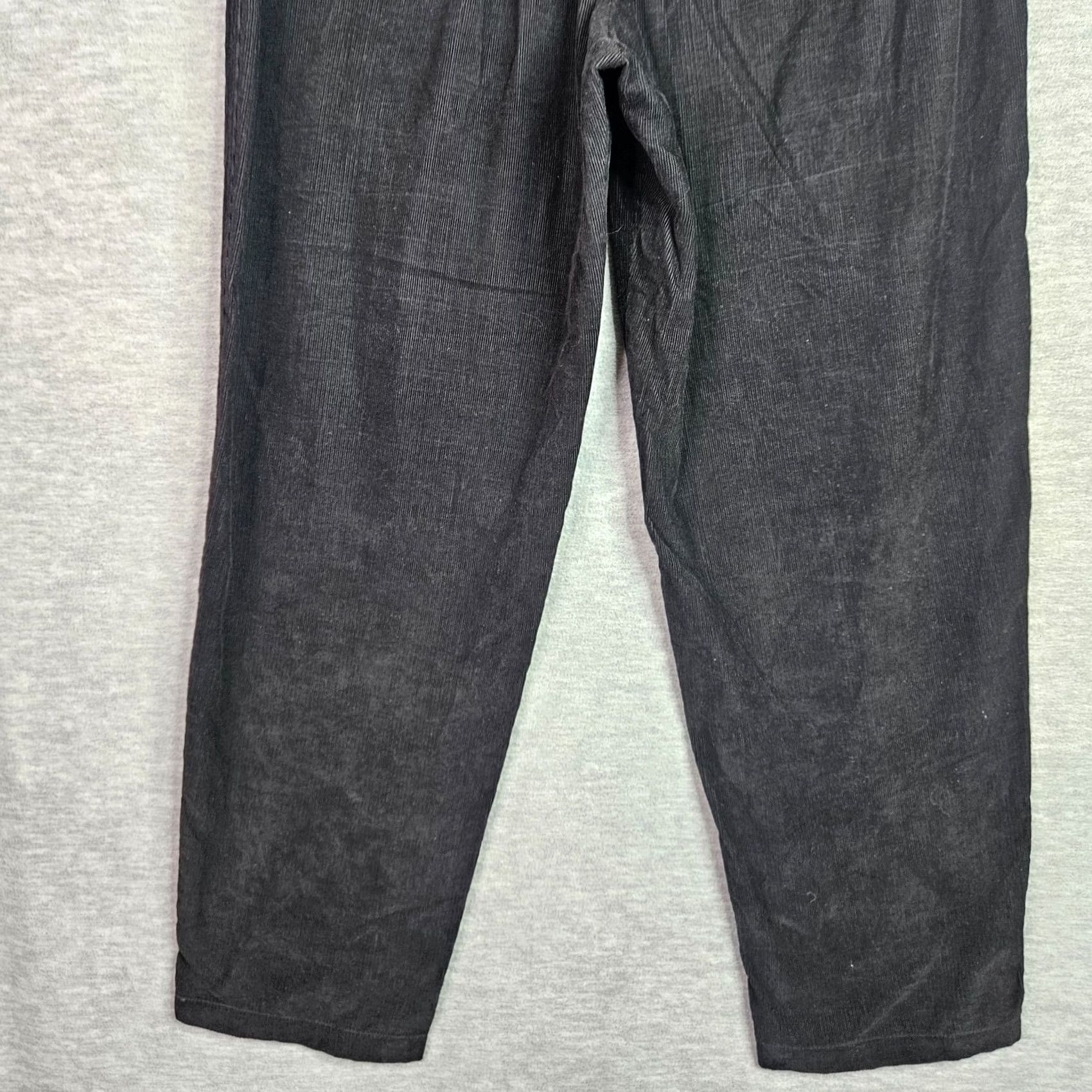 Cos COS Women’s Black Corduroy High Rise Straight Leg Pant Size EUR 36 Size 25" / US 0 / IT 36 - 7 Thumbnail