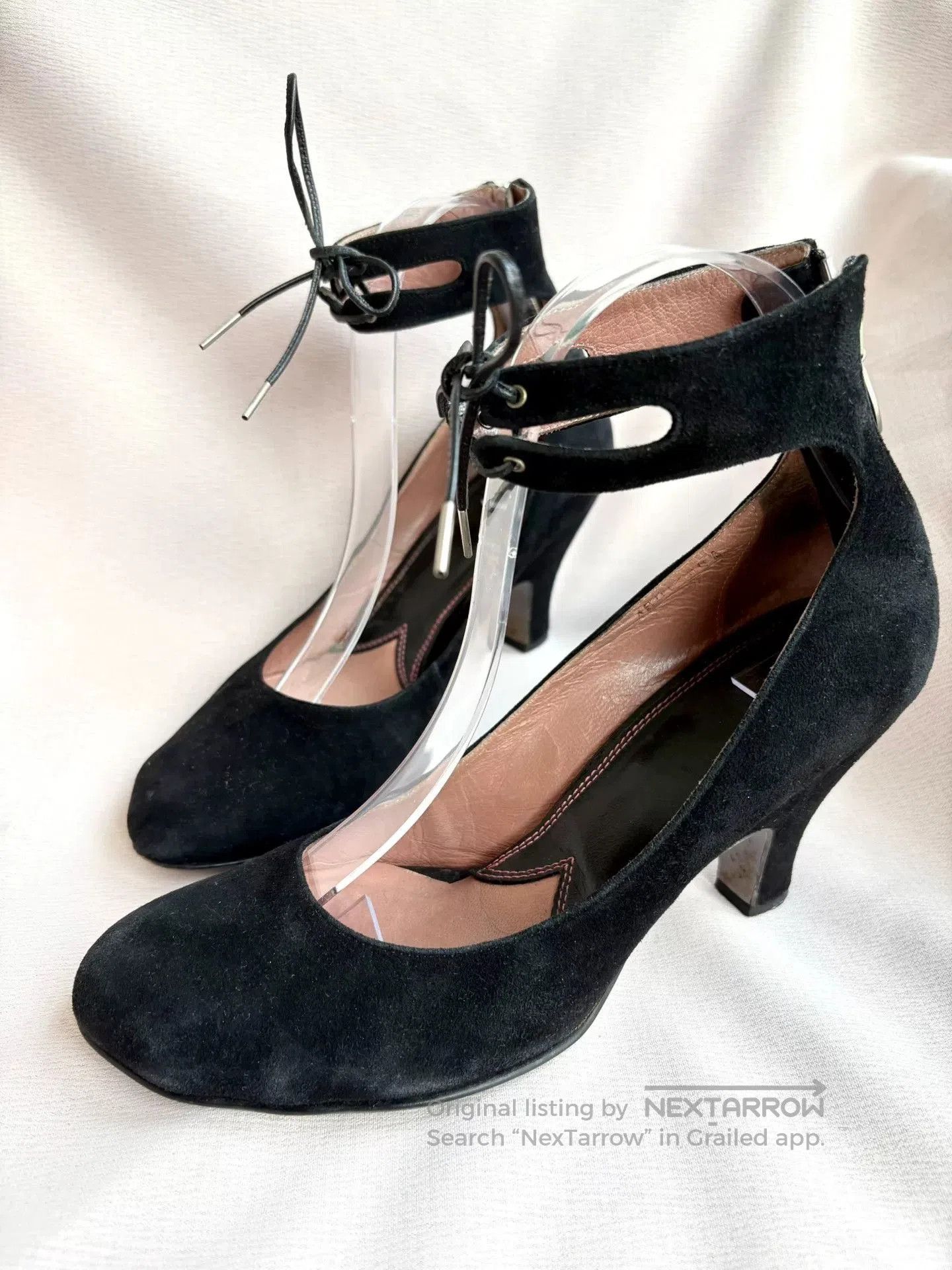 Vivienne Westwood Vivienne Westwood Vintage Black Suede Heels. Size US 5.5 / IT 35.5 - 2 Thumbnail