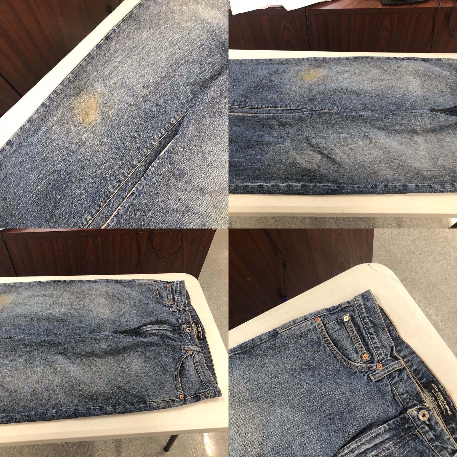 Polo Ralph Lauren VINTAGE Polo Ralph Lauren Hayden Jeans Mens 36x34 Relaxed Fit Straight Leg Blue Denim 90s Grunge Retro Polo Jeans Company Mens Jeans Size US M / EU 48-50 / 2 - 10 Thumbnail