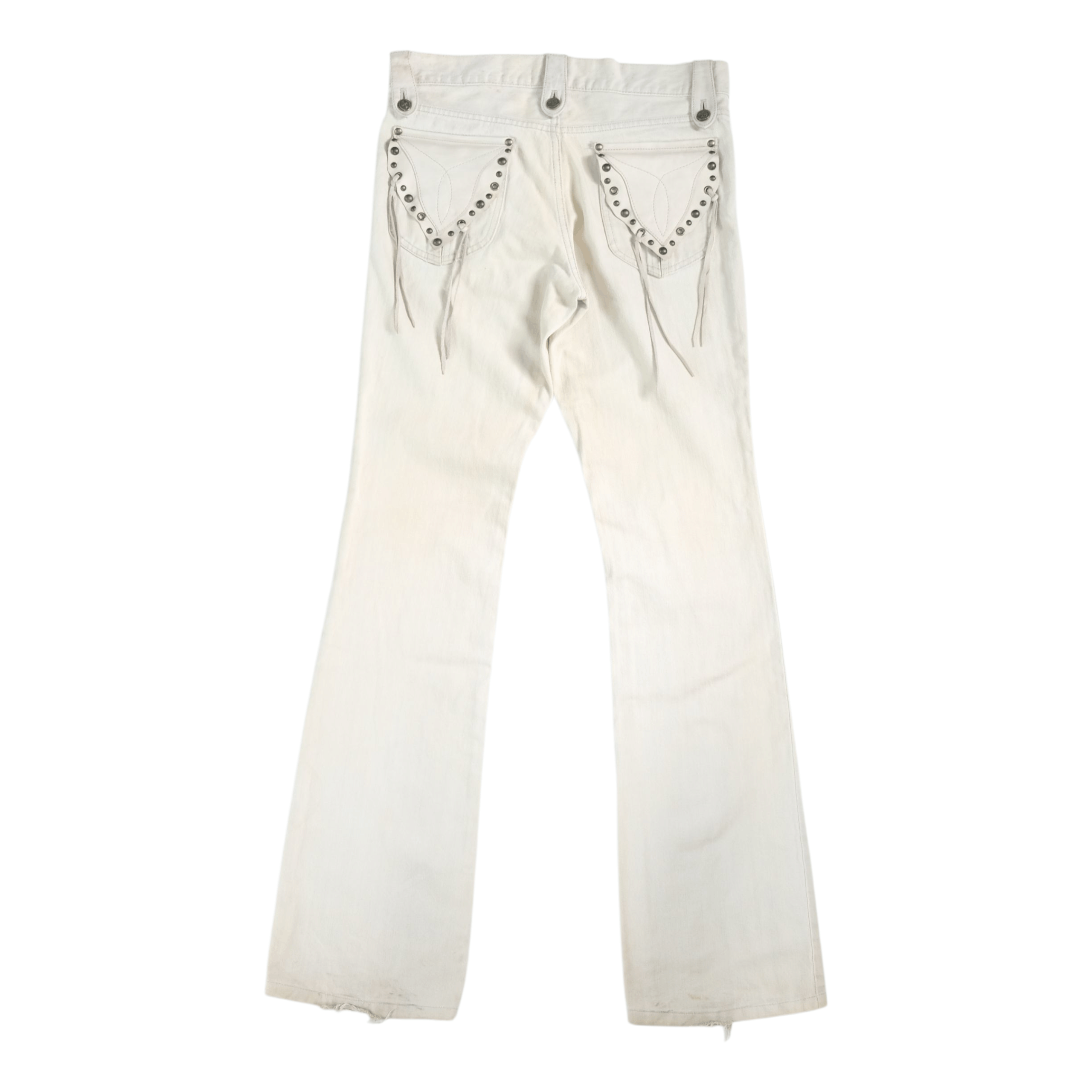 5351 POUR LES HOMMES 5351 pour les hommes white flared jeans Size US 31 - 8 Thumbnail