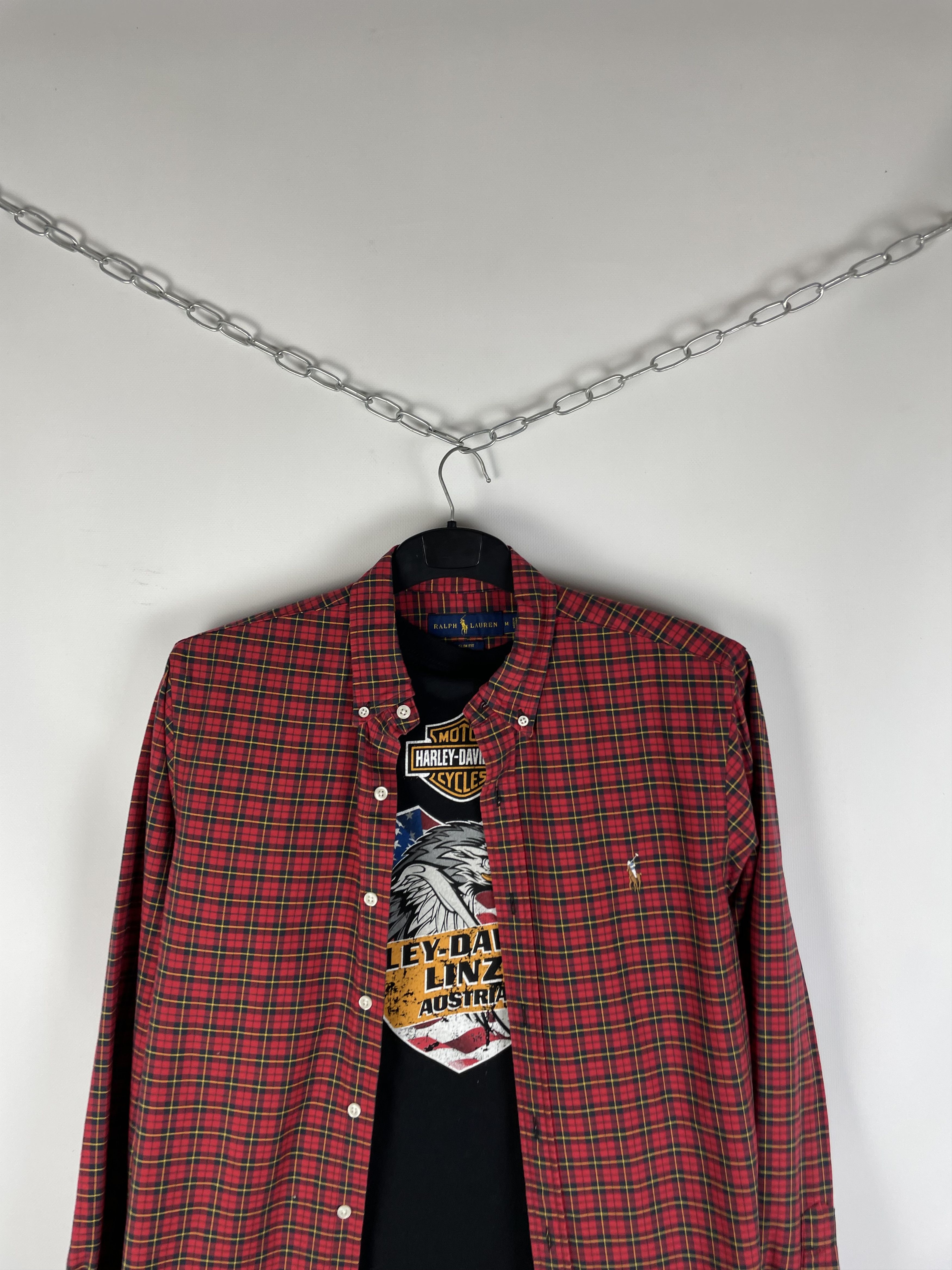 Flannel Flannel Polo Ralph Lauren Vintage Mens Plaid Shirt Size US M / EU 48-50 / 2 - 3 Thumbnail