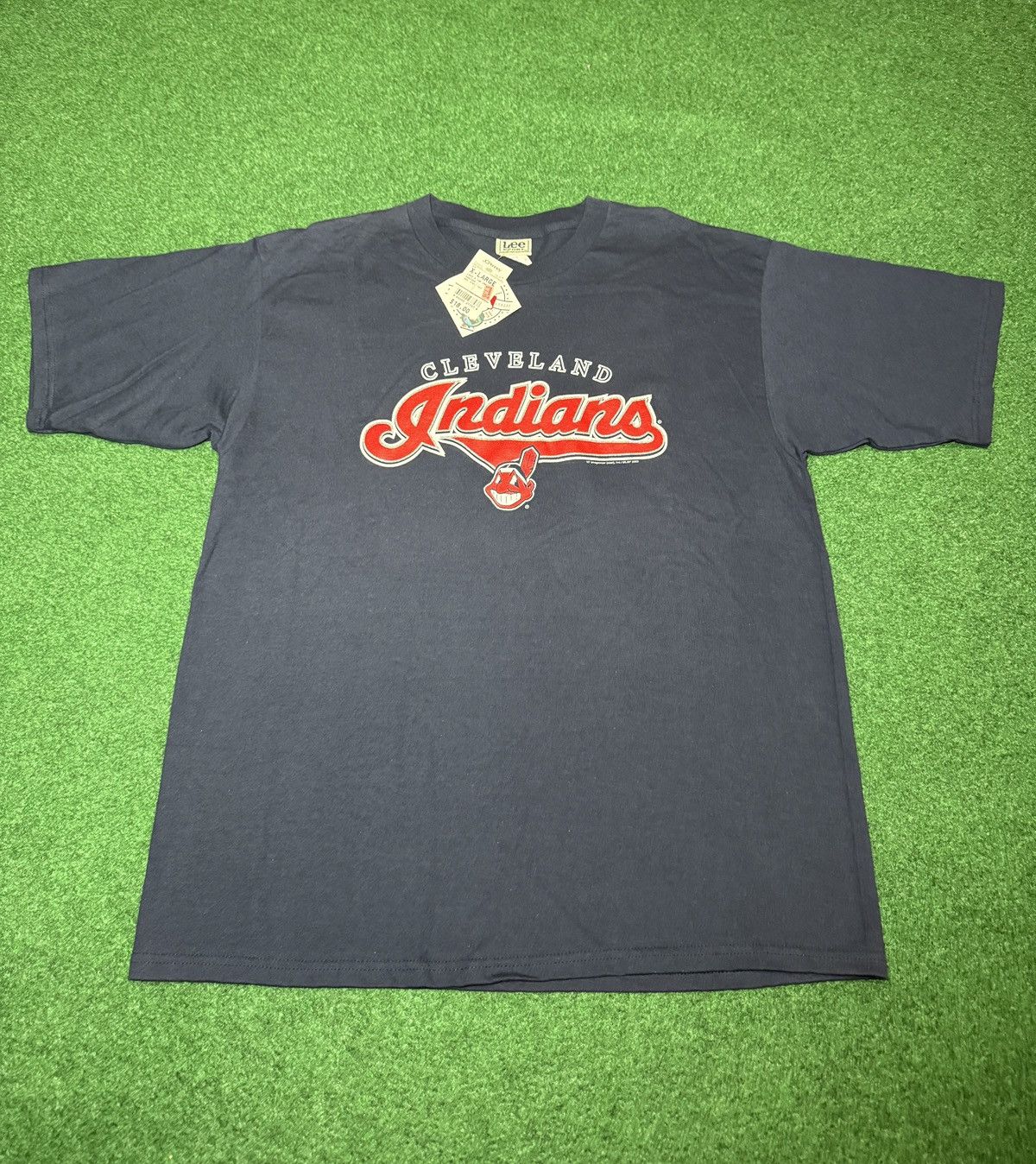 Lee Cleveland Indians Vintage Chief Wahoo 90s Y2K XL T Shirt Size US XL / EU 56 / 4 - 1 Thumbnail