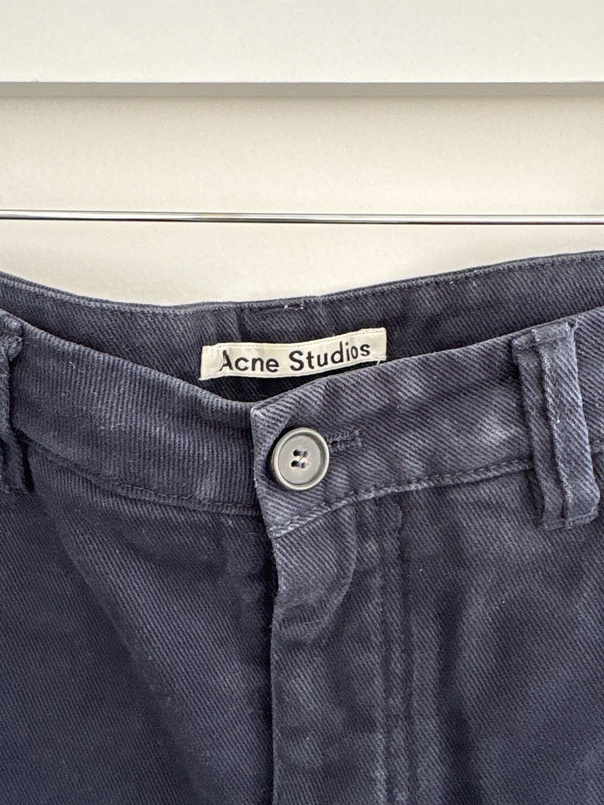 Acne Studios Acne Studios Workwear Trousers Dark Blue Size US 30 / EU 46 - 3 Thumbnail