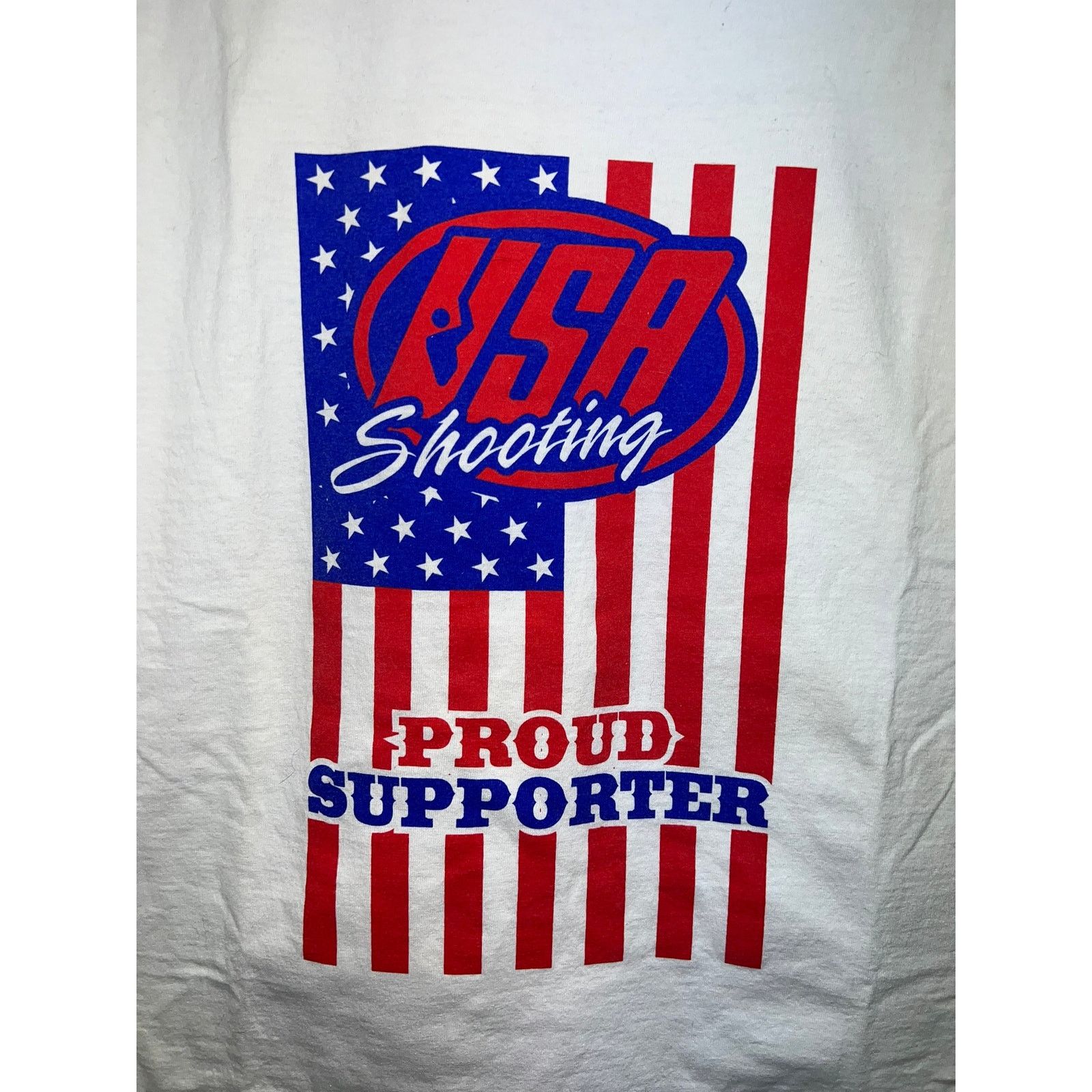 Port & Company Vintage USA Shooting Shirt Proud Supporter Shoot Gun Tee XL Size US XL / EU 56 / 4 - 2 Thumbnail