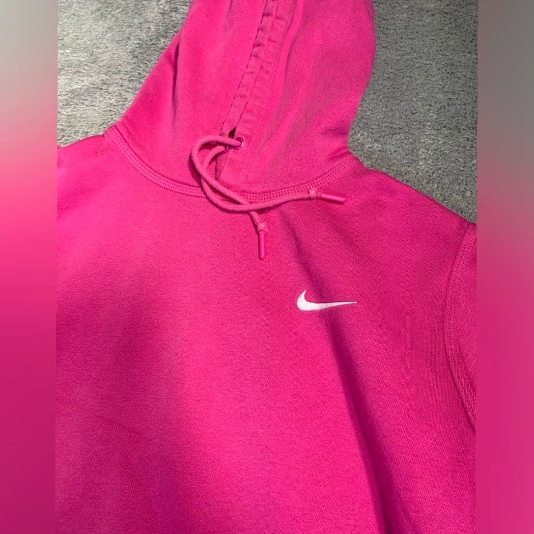 Nike Nike Hoodie Women M Pullover Pink Swoosh Medium Size M / US 6-8 / IT 42-44 - 3 Thumbnail