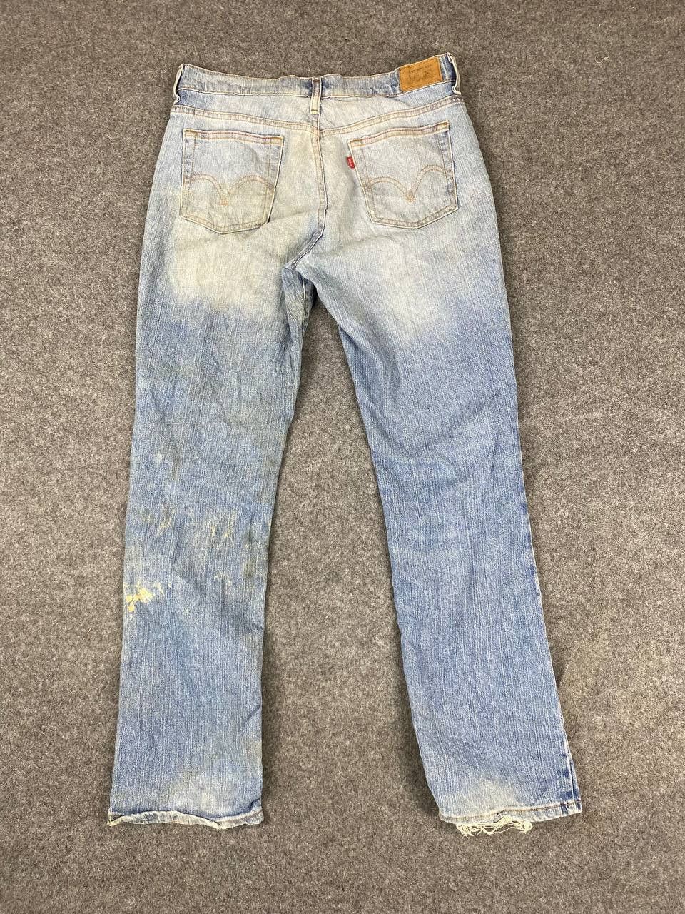 Levi's vintage levis 505 straight leg distressed denim Size US 31 - 1 Thumbnail