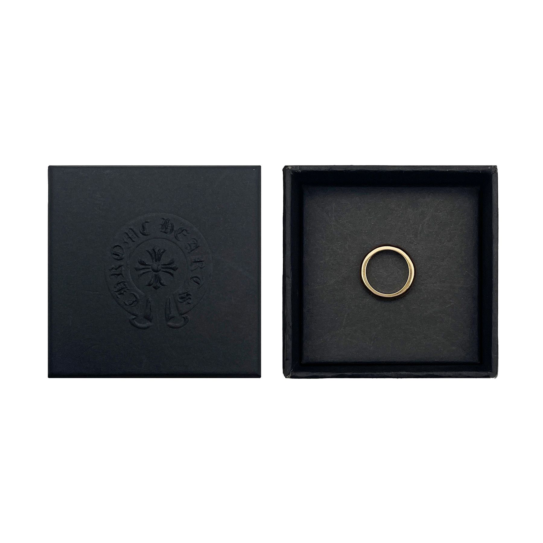 Chrome Hearts Chrome Hearts 22K Gold Tiny E Plus Band Ring Size ONE SIZE - 5 Thumbnail