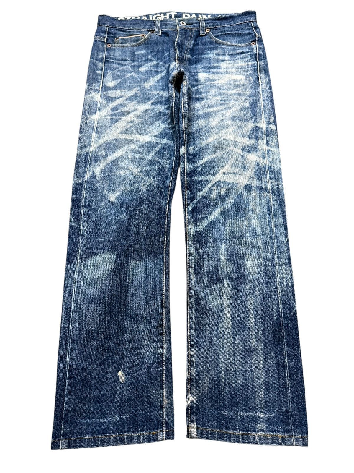 Vintage Covernat Selvedge Faded Wash Clawmark Whisker Loose