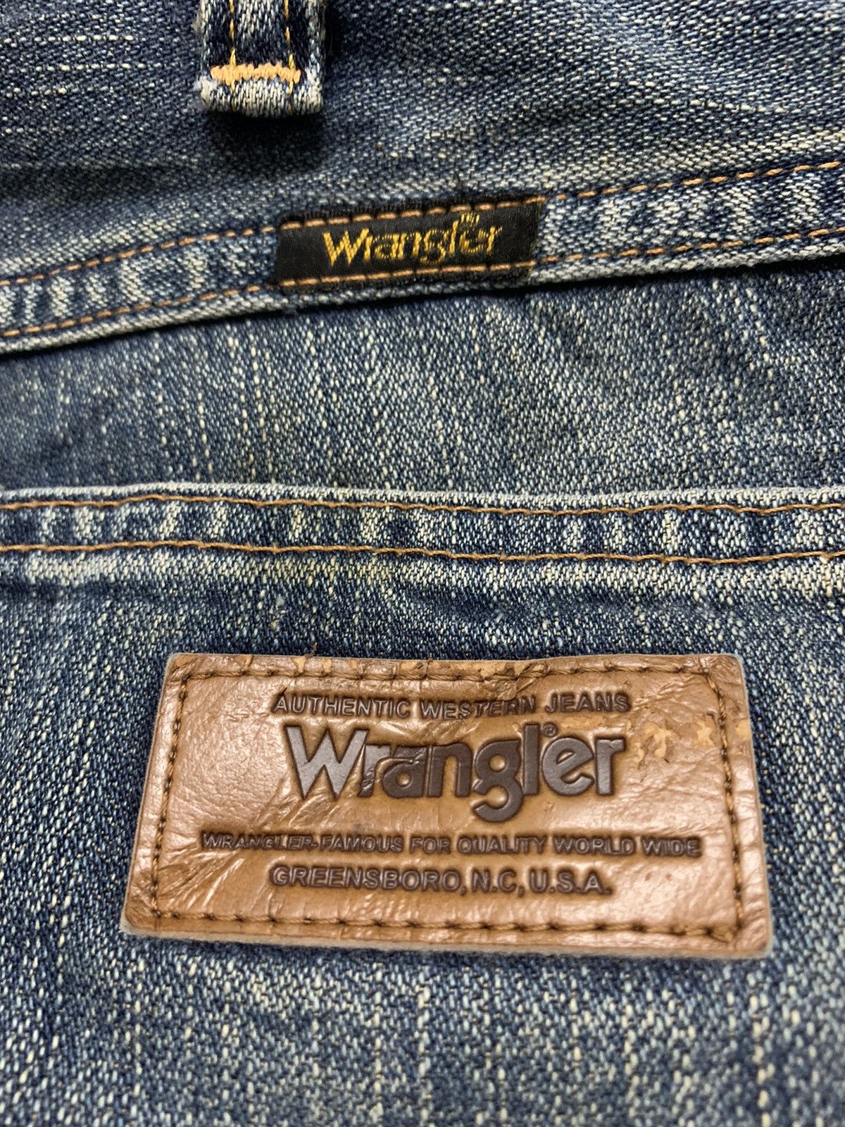 Wrangler Vintage Wrangler Distressed Denim Baggy Jeans 31x30 Size US 31 - 13 Thumbnail