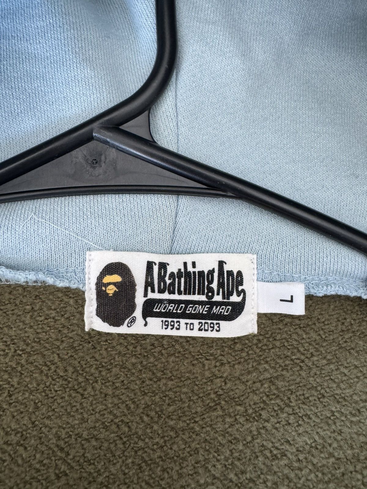 Bape Bape Shark Wide Half Zip Pullover Sax Colorway Size US L / EU 52-54 / 3 - 9 Thumbnail