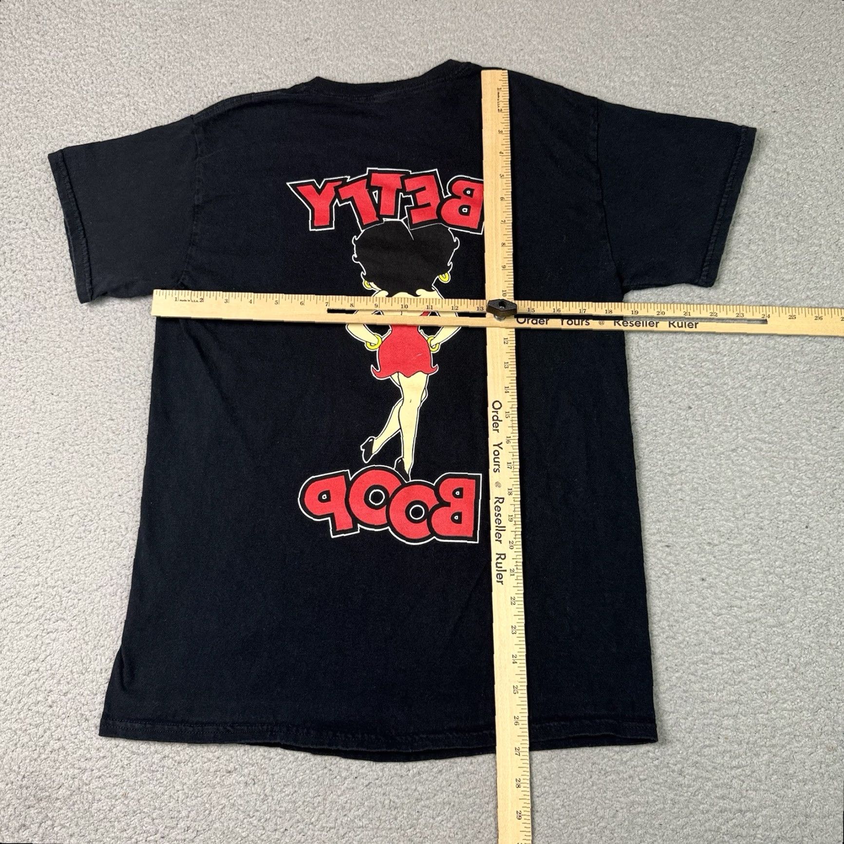 Doublet VINTAGE Betty Boop T Shirt Mens M Black Double Sided Graphic 1996 Rare Tee Size US M / EU 48-50 / 2 - 7 Thumbnail