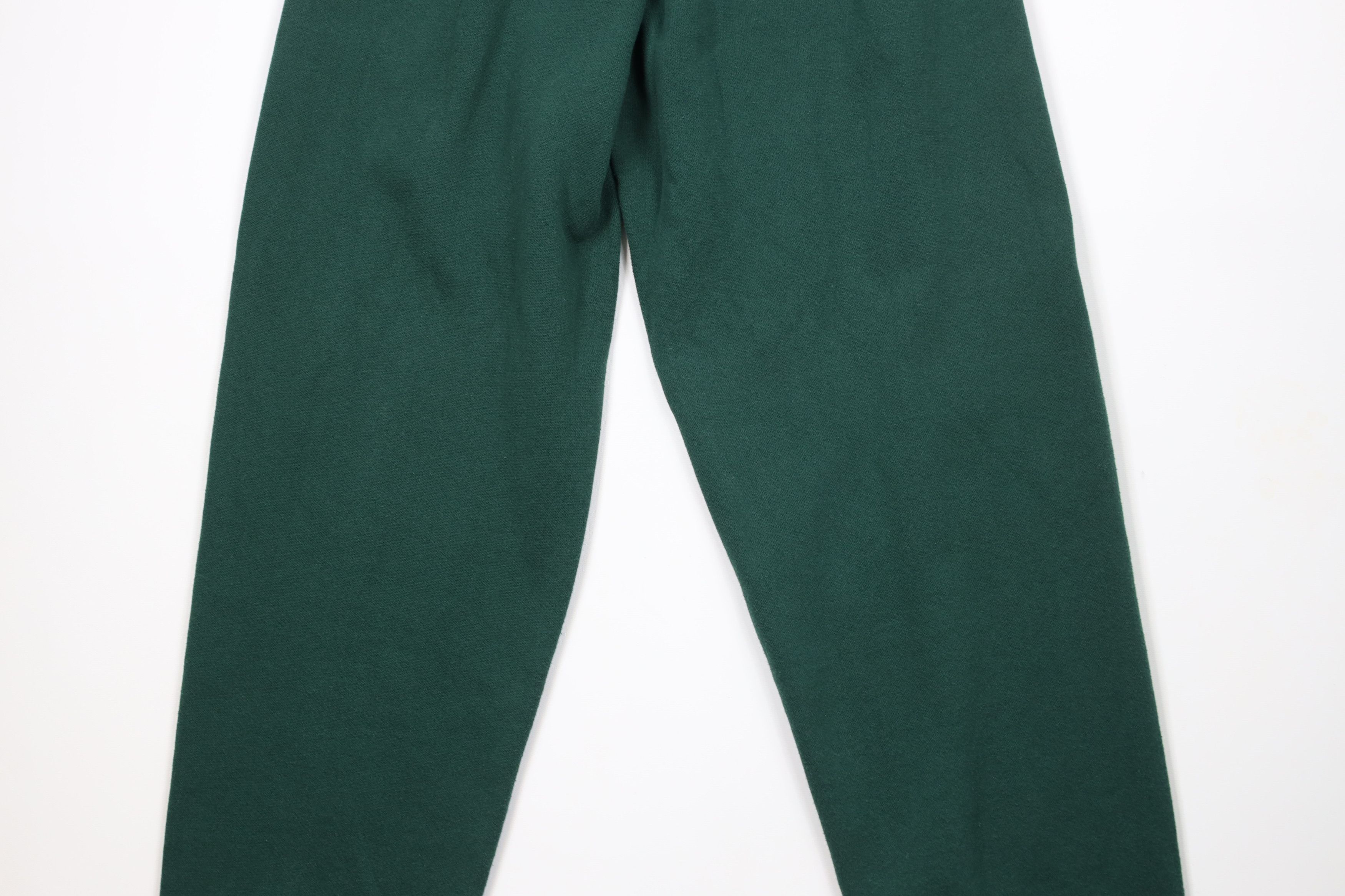 Vintage Vintage 90s Streetwear Cuffed Sweatpants Joggers Green USA Size US 36 / EU 52 - 9 Thumbnail