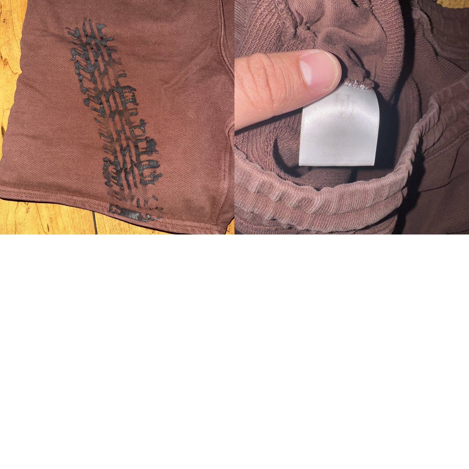 Vintage VINTAGE Urban Necessities Sweat Shorts Volleyball Brown S Men Streetwear Sports Size US 29 - 8 Thumbnail
