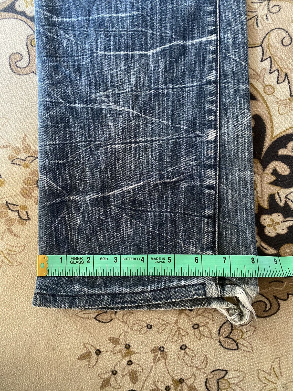 Japanese Brand Japanese Brand Lightning Style Distressed Denim Size US 32 / EU 48 - 17 Thumbnail