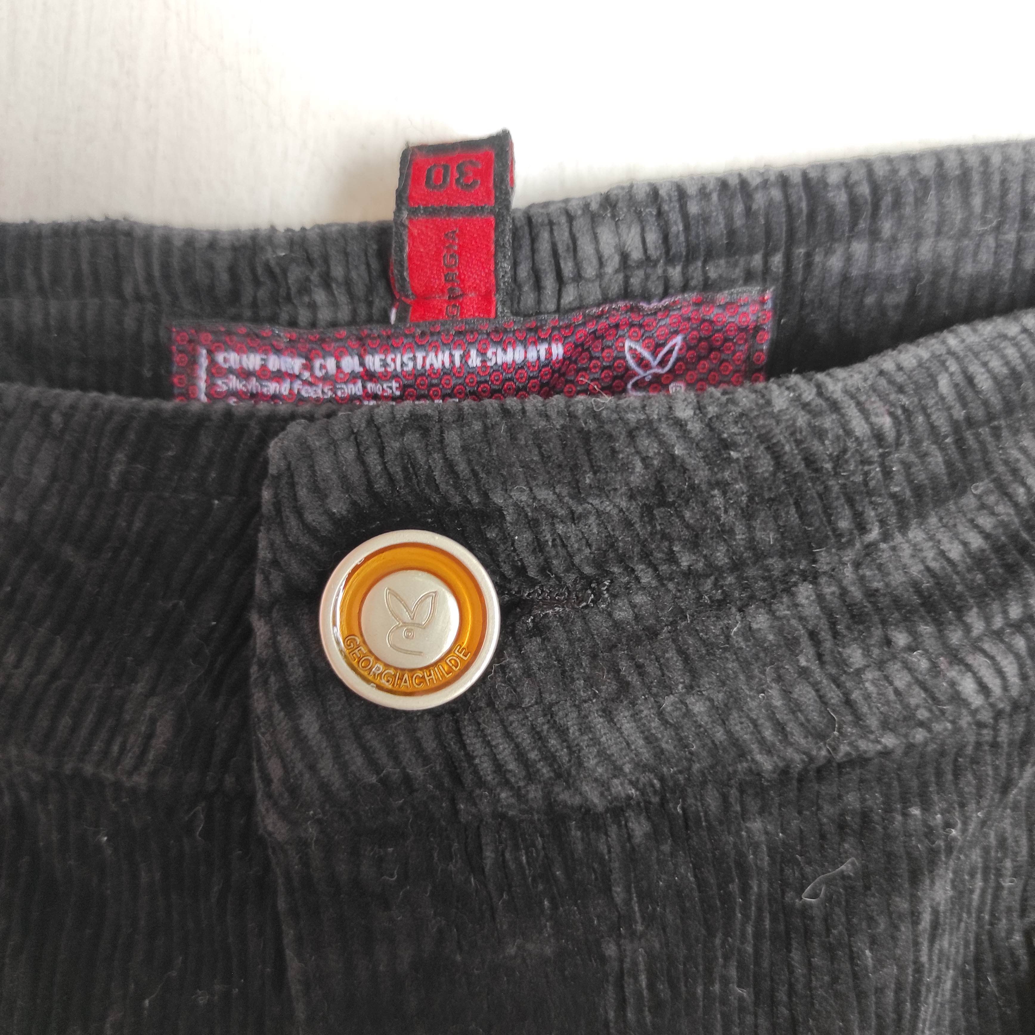 If Six Was Nine Flare Georgia Childe Corduroy Embroidered Pants Size US 30 / EU 46 - 13 Thumbnail