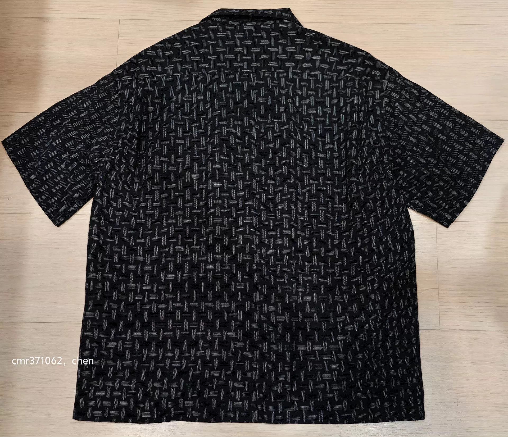 Visvim VISVIM 23SS WALLIS SHIRT S/S KASURI Black 3 (Worn 2x) Size US L / EU 52-54 / 3 - 6 Thumbnail