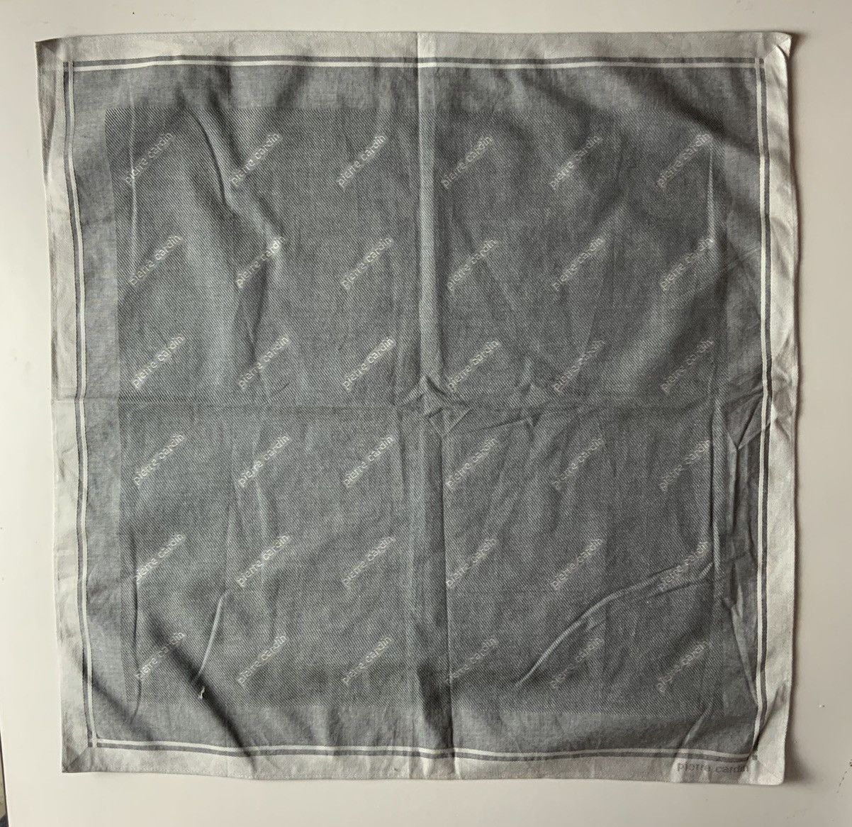 Pierre Cardin Pierre Cardin Monogram Bandana Handkerchief Size ONE SIZE - 1 Thumbnail