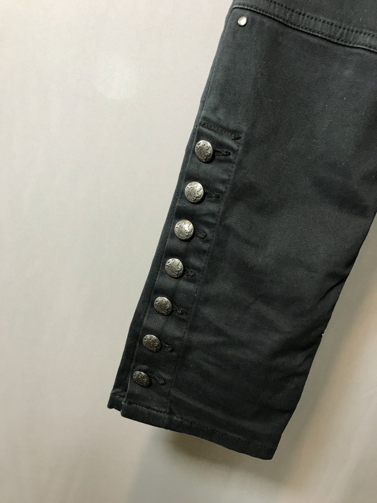 Belstaff Belstaff England Womens Pant Cotton Black Button Size 28" / US 6 / IT 42 - 3 Thumbnail