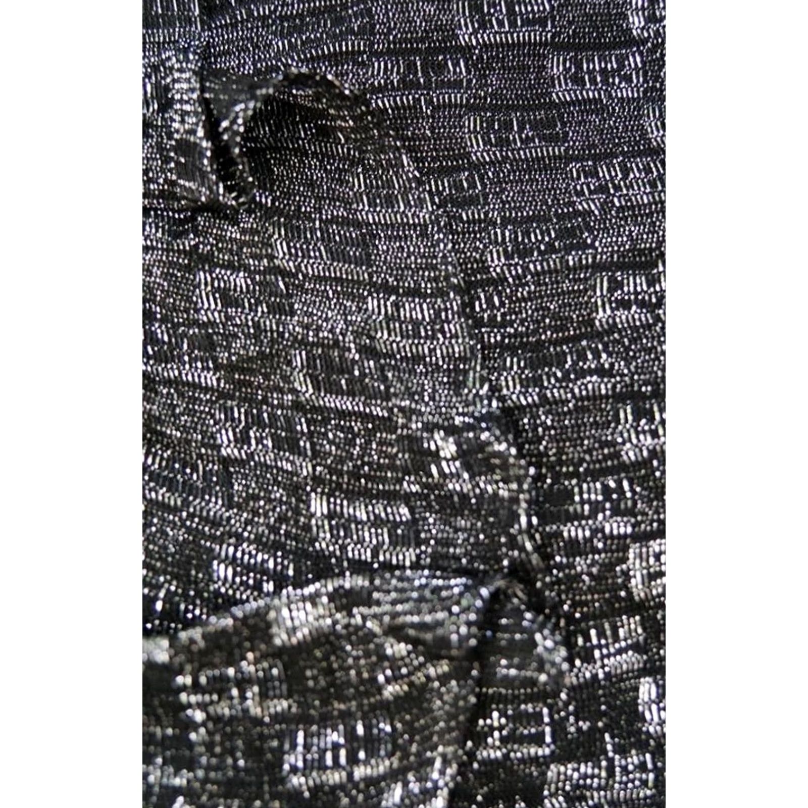 Vintage VINTAGE Gilberti Label Black Cocktail Dress Sparkle 1980s Size 14 Size XL / US 12-14 / IT 48-50 - 6 Thumbnail