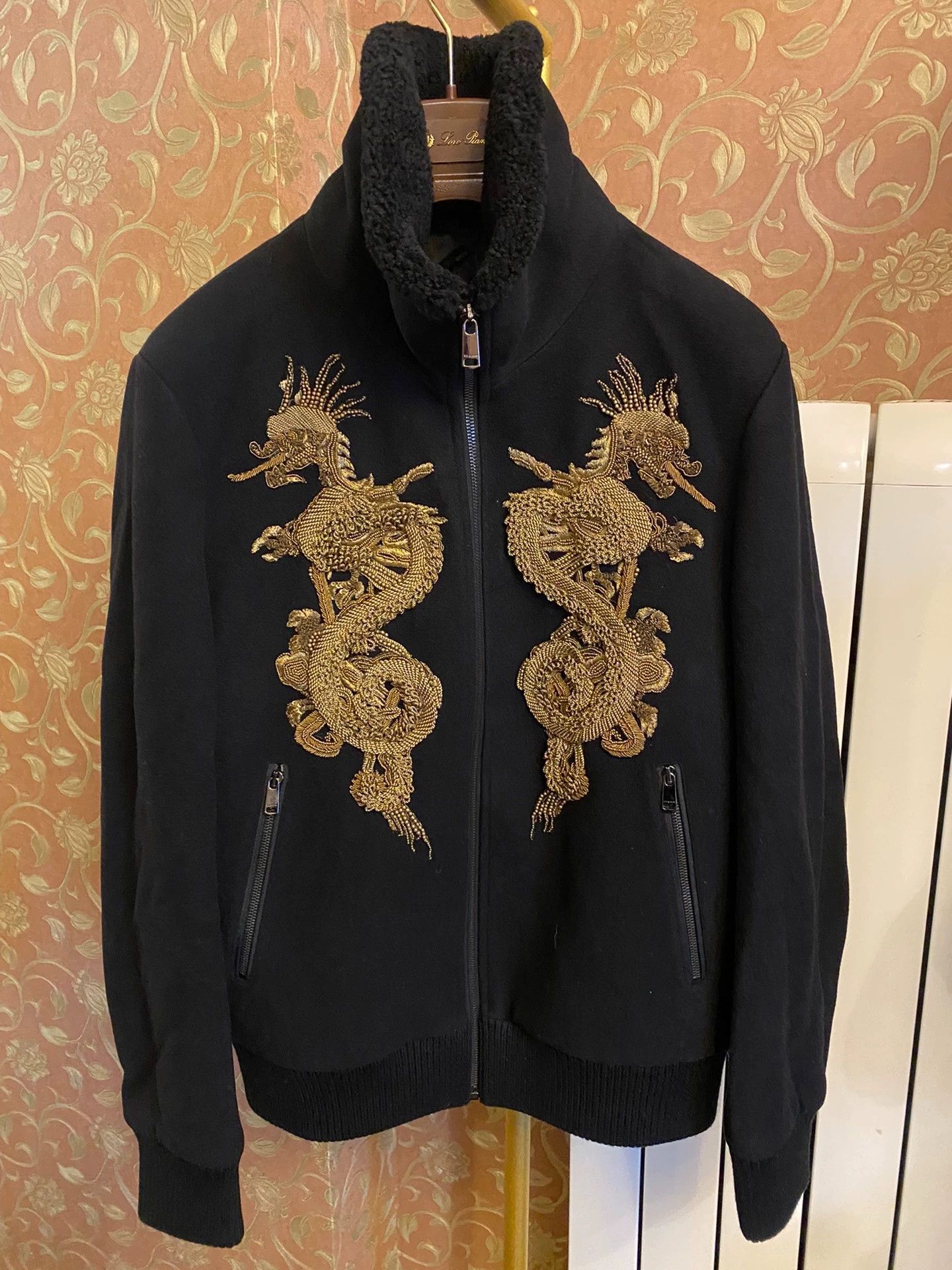 Other DEGAIA Year of the Dragon Cashmere Fur Collar Jacket Size US M / EU 48-50 / 2 - 2 Thumbnail