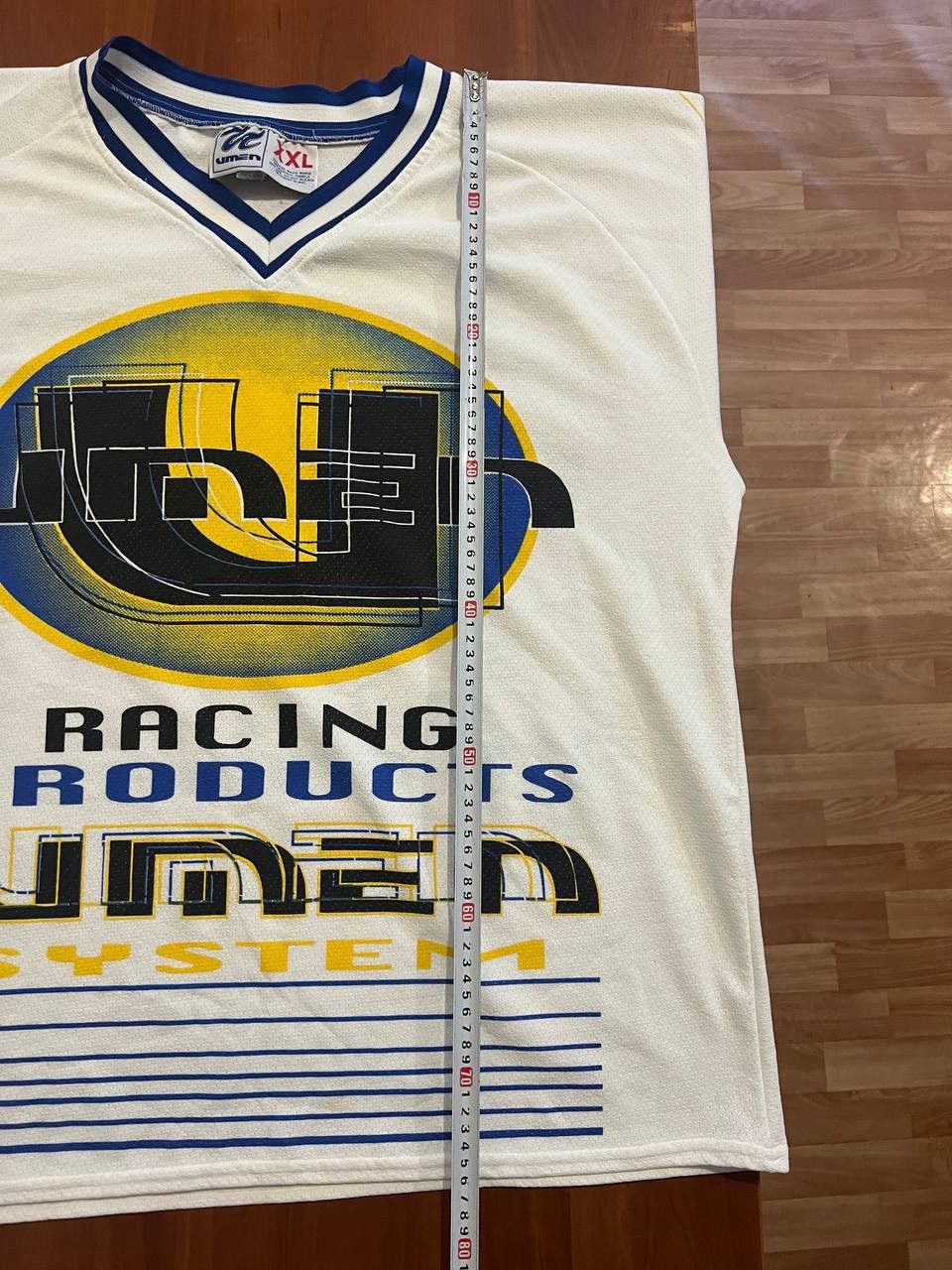 Vintage 90’S RACING PRODUCTS SYSTEM BY UMEN NYC USA HIP HOP JERSEY Size US XXL / EU 58 / 5 - 16 Thumbnail