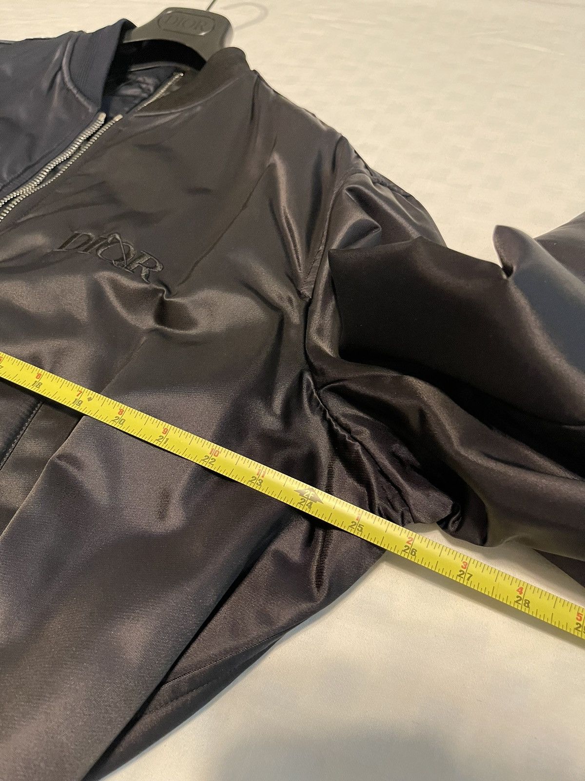 Dior x Judy Blame Split color Bomber Jacket