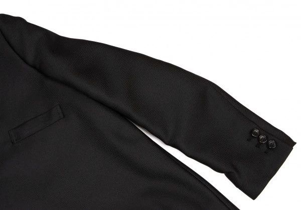 Comme des Garcons Comme des Garcons Retro black slanted placket suit top Size XS / US 0-2 / IT 36-38 - 6 Thumbnail