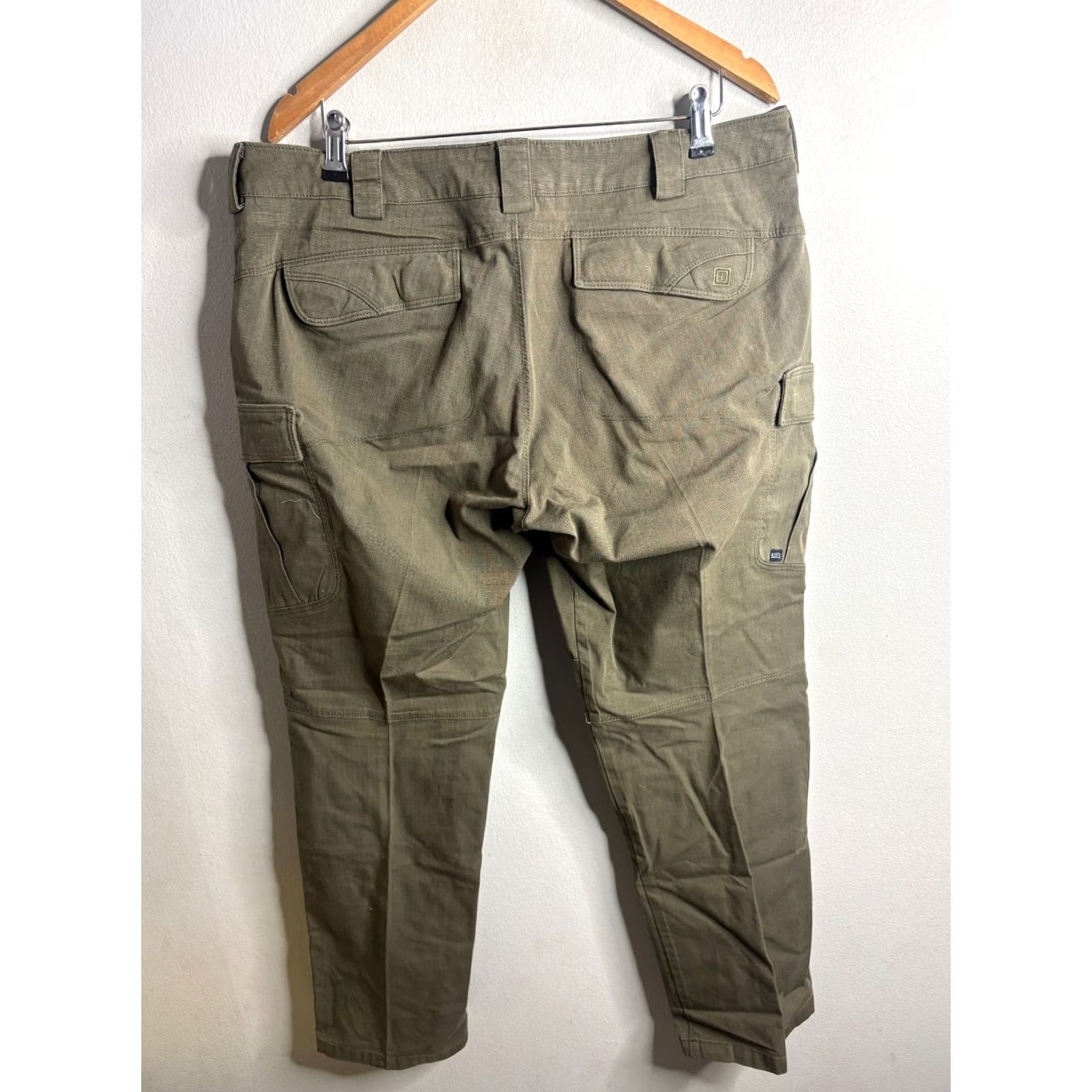 Vintage 5.11 Tactical Pants Womens 18 Regular Green Cargo Ripstop Outdoor Hiking Size 40" / US 18 - 4 Thumbnail