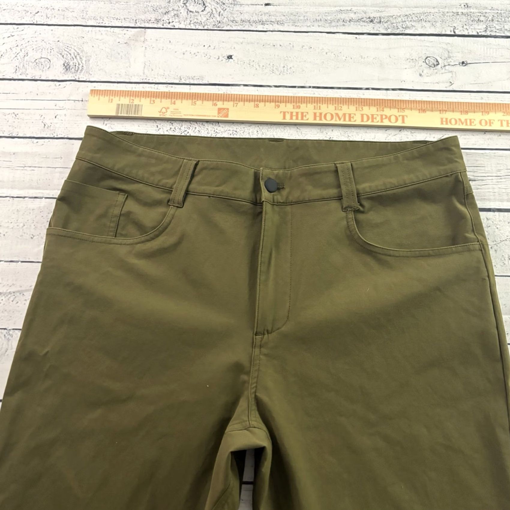 Ten Thousand Ten Thousand Straight Casual Pants Men's 36x30 Green TanStraight Pants Mens 36 Inseam 30 Green Tan Casual Pants Ten Thousand Pants Mens 36 Green Tan Size US 36 / EU 52 - 3 Thumbnail