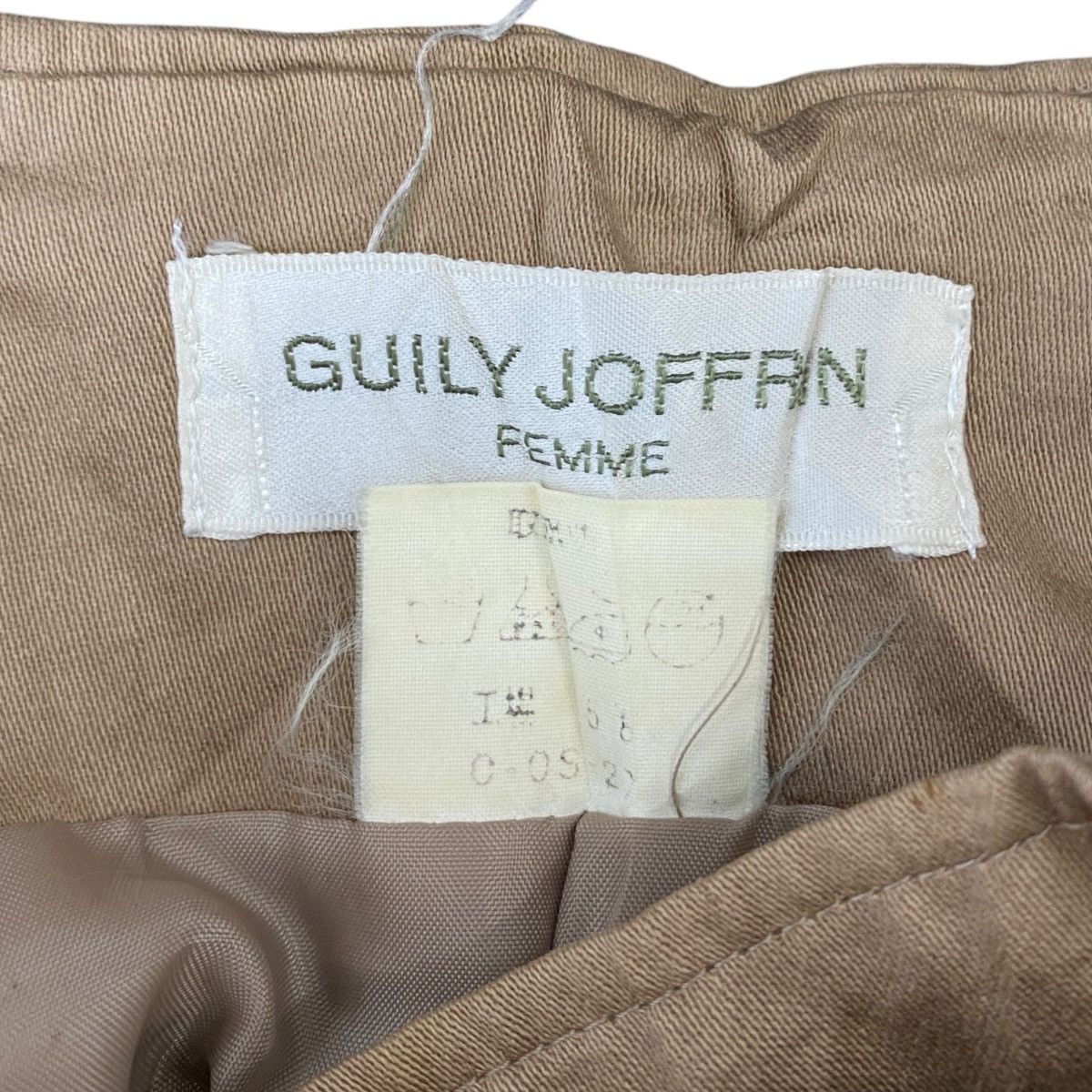 Vintage Vintage GUILY JOFFRIN FEMME Women’s Brown High Waist Belt Size 22" - 4 Thumbnail