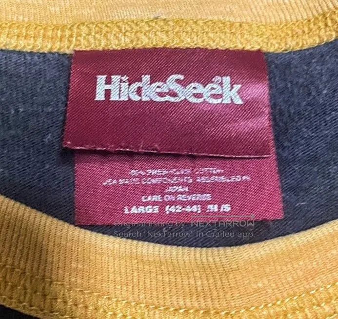 VINNY's Vintage 00s Hide and Seek T-Shirt. Size US L / EU 52-54 / 3 - 3 Thumbnail