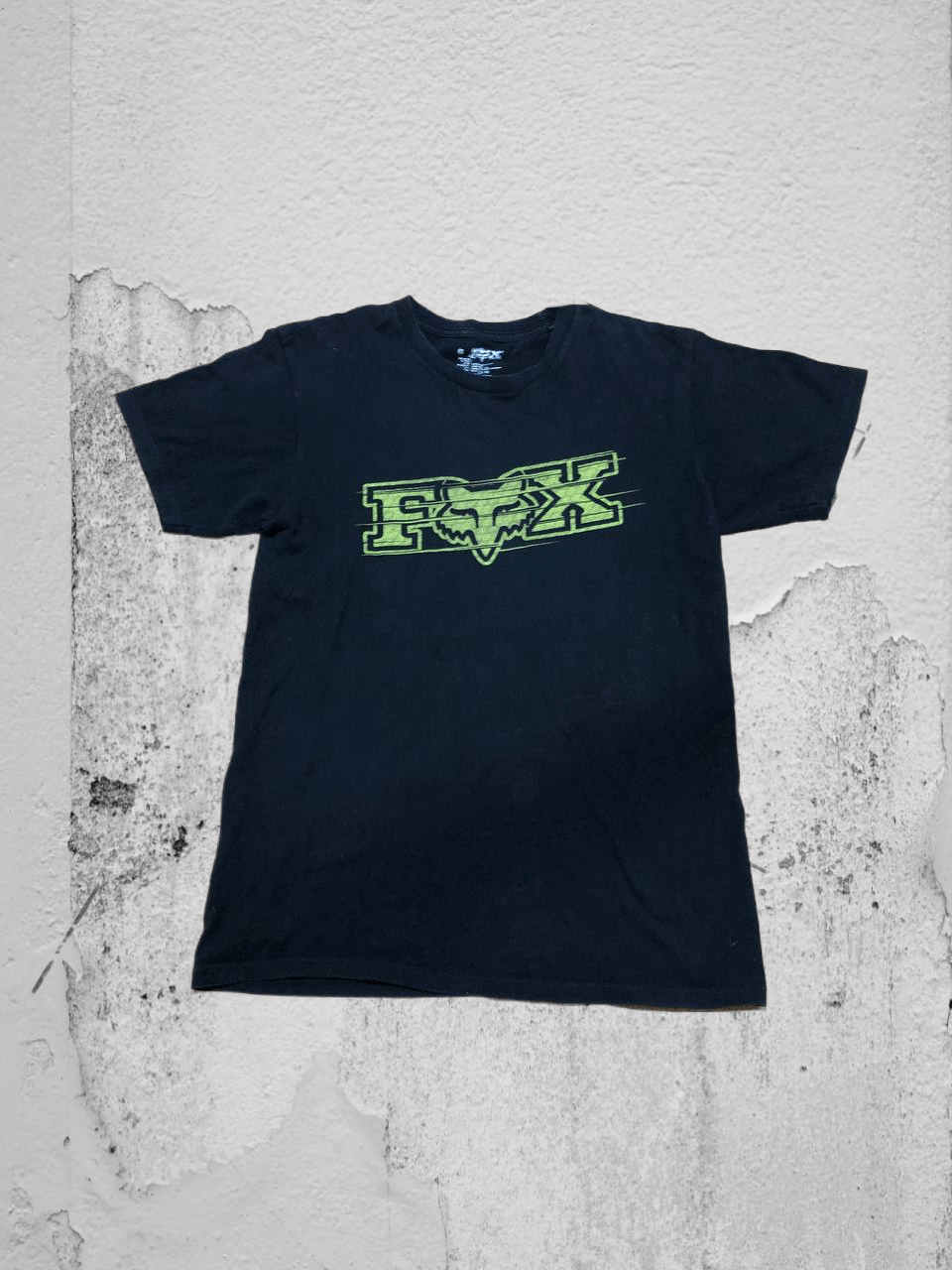 Fox Racing Y2K big logo Fox Racing black T-shirt Vintage Size US S / EU 44-46 / 1 - 1 Thumbnail