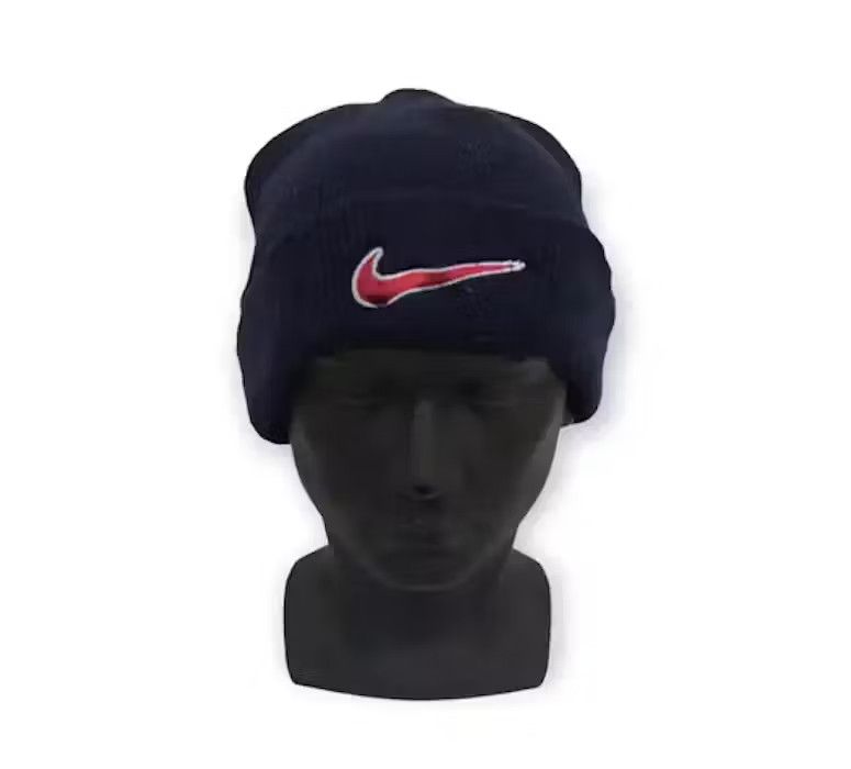 image of Vintage Nike Swoosh Beanie Hat, Men's
