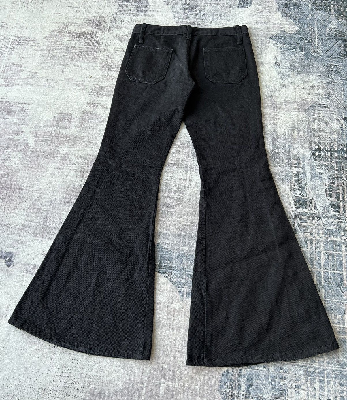 If Six Was Nine Super Flared Button Punk Jeans Size US 28 / EU 44 - 10 Thumbnail